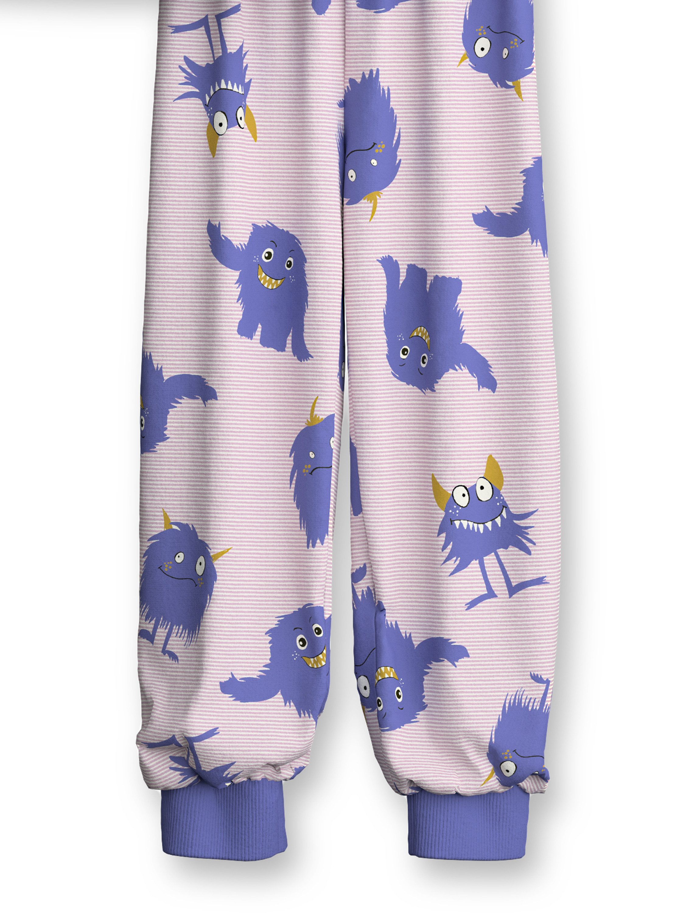 CALIDA Pyjama Toddlers Monsters Kinder (2 tlg) aus hochwertiger Baumwolle, hautfreundlich, pflegeleicht