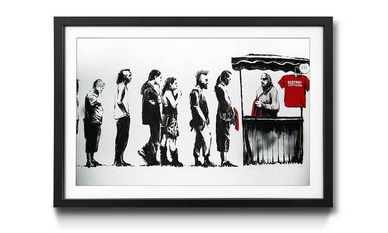 WandbilderXXL Kunstdruck Banksy No.6, Banksy, Wandbild, in 4 Größen erhältlich