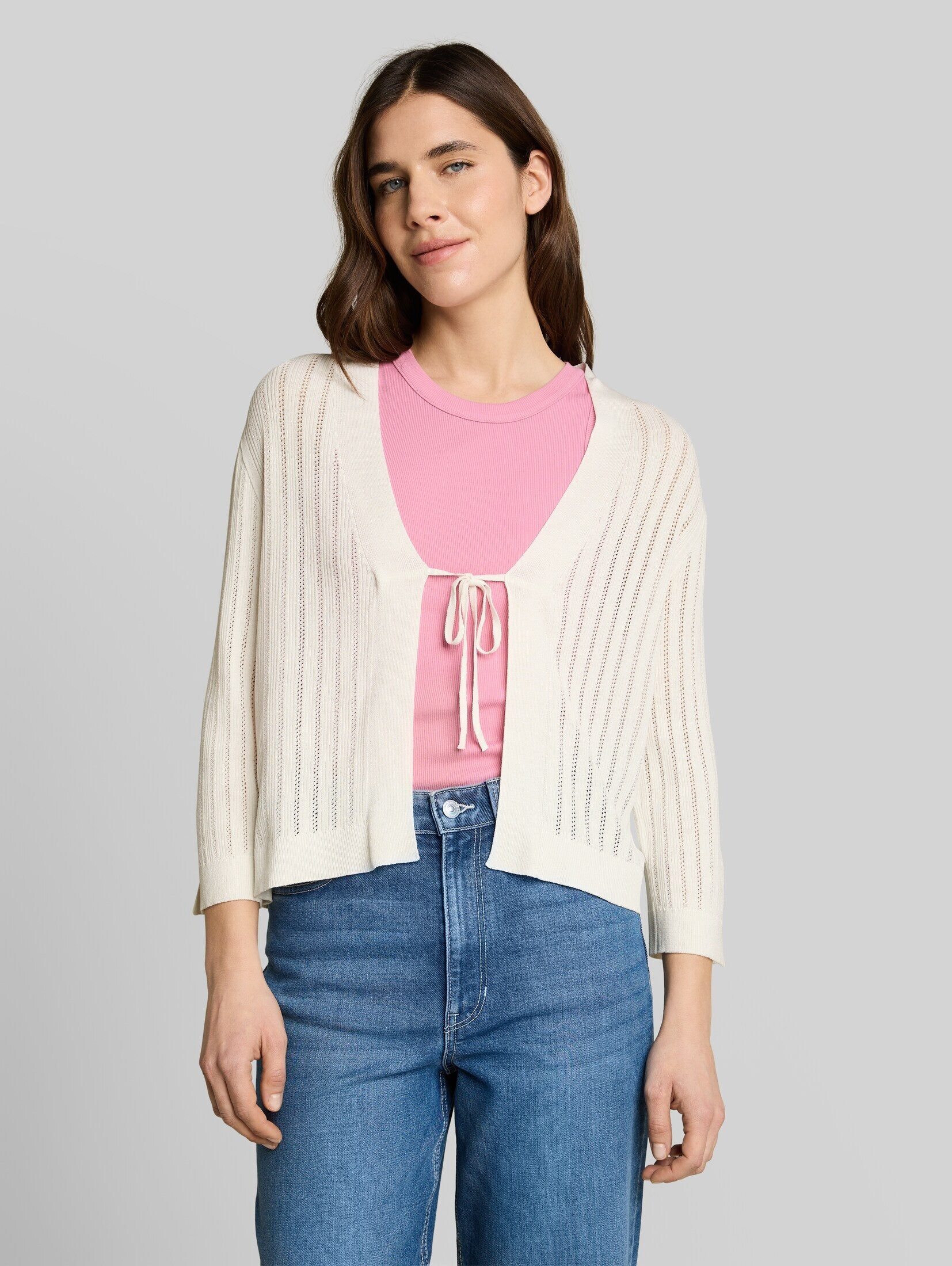 TOM TAILOR Cardigan Pullover & Strickjacken Cardigan mit Schleifendetail
