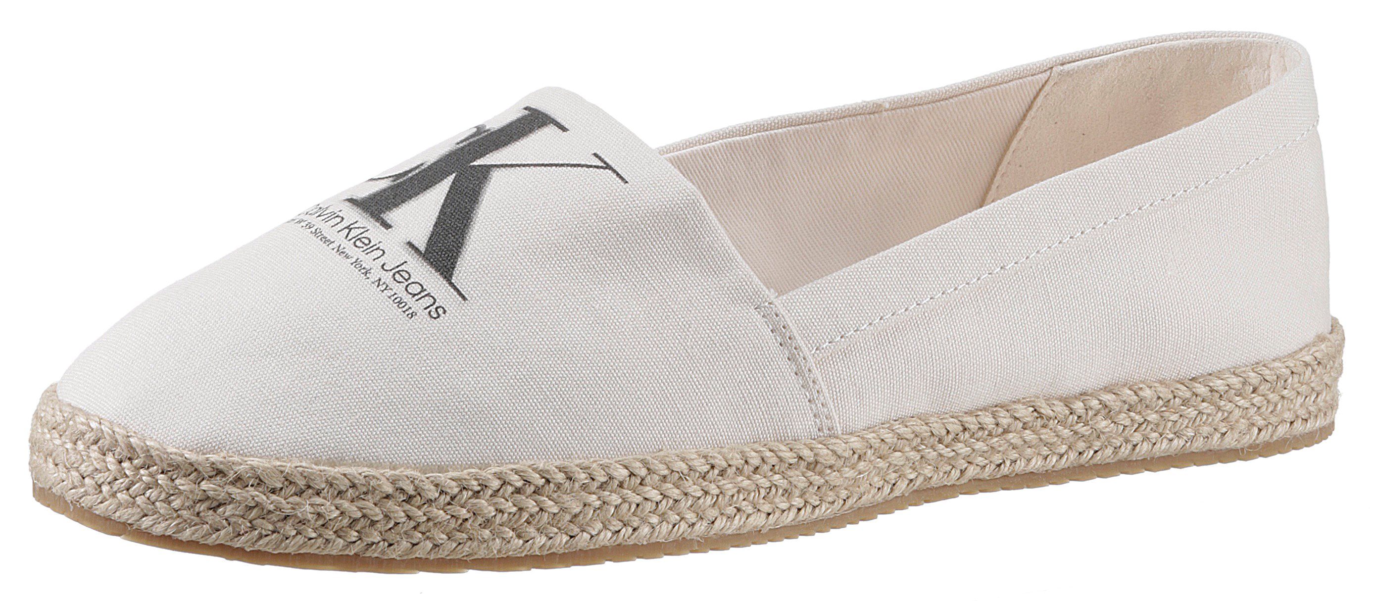 Calvin Klein Jeans ELISE 4C Espadrille zum Schlupfen hellbeige