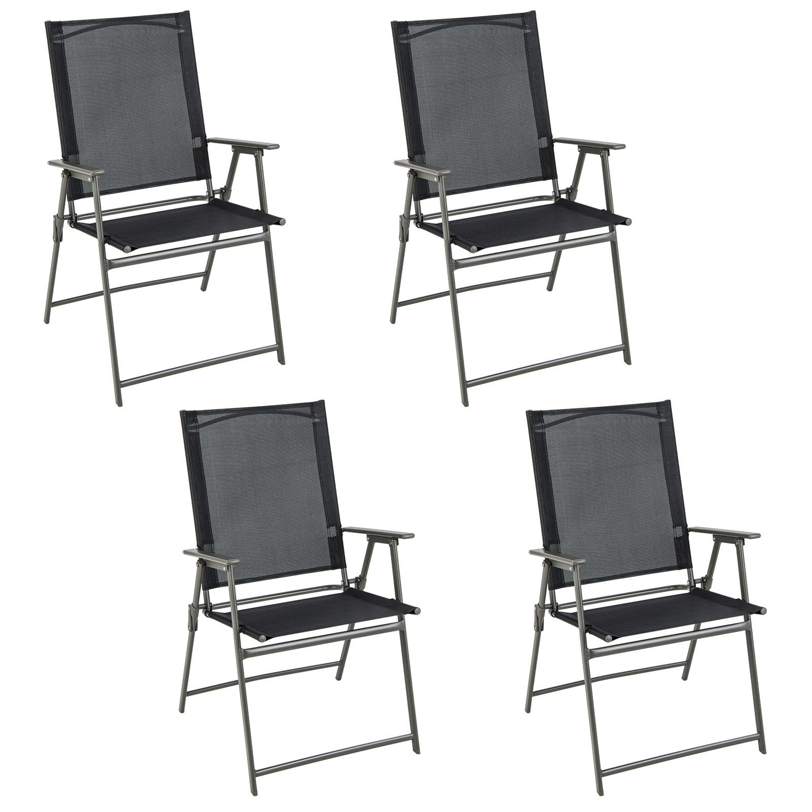 COSTWAY Gartenstuhl Klappstühle (4 St), klappbar günstig online kaufen