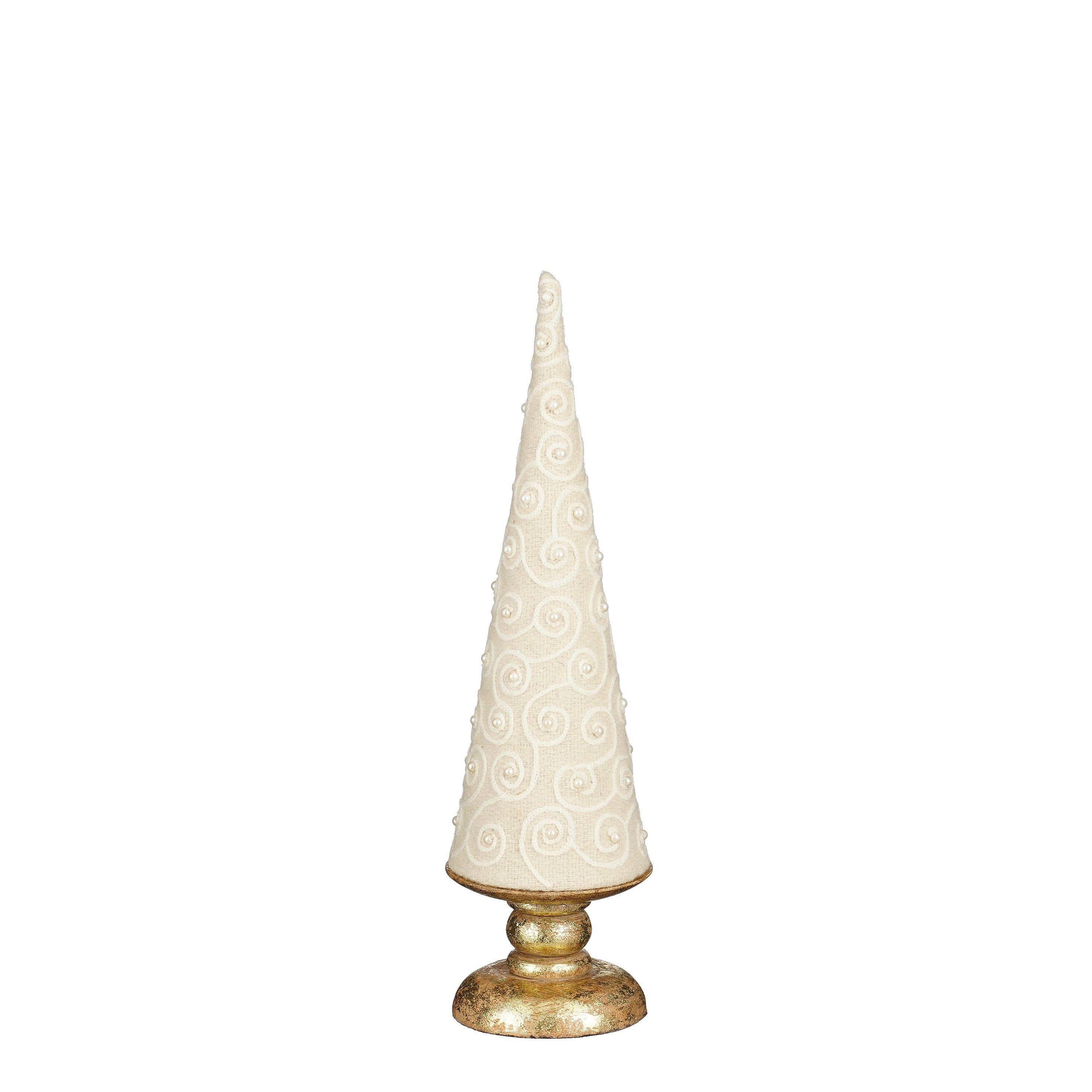 edelman Dekoobjekt Mica, Baum weiss FSC 100%, Dekobaum, weiß, h40xd11cm, 1182344 (1 St)