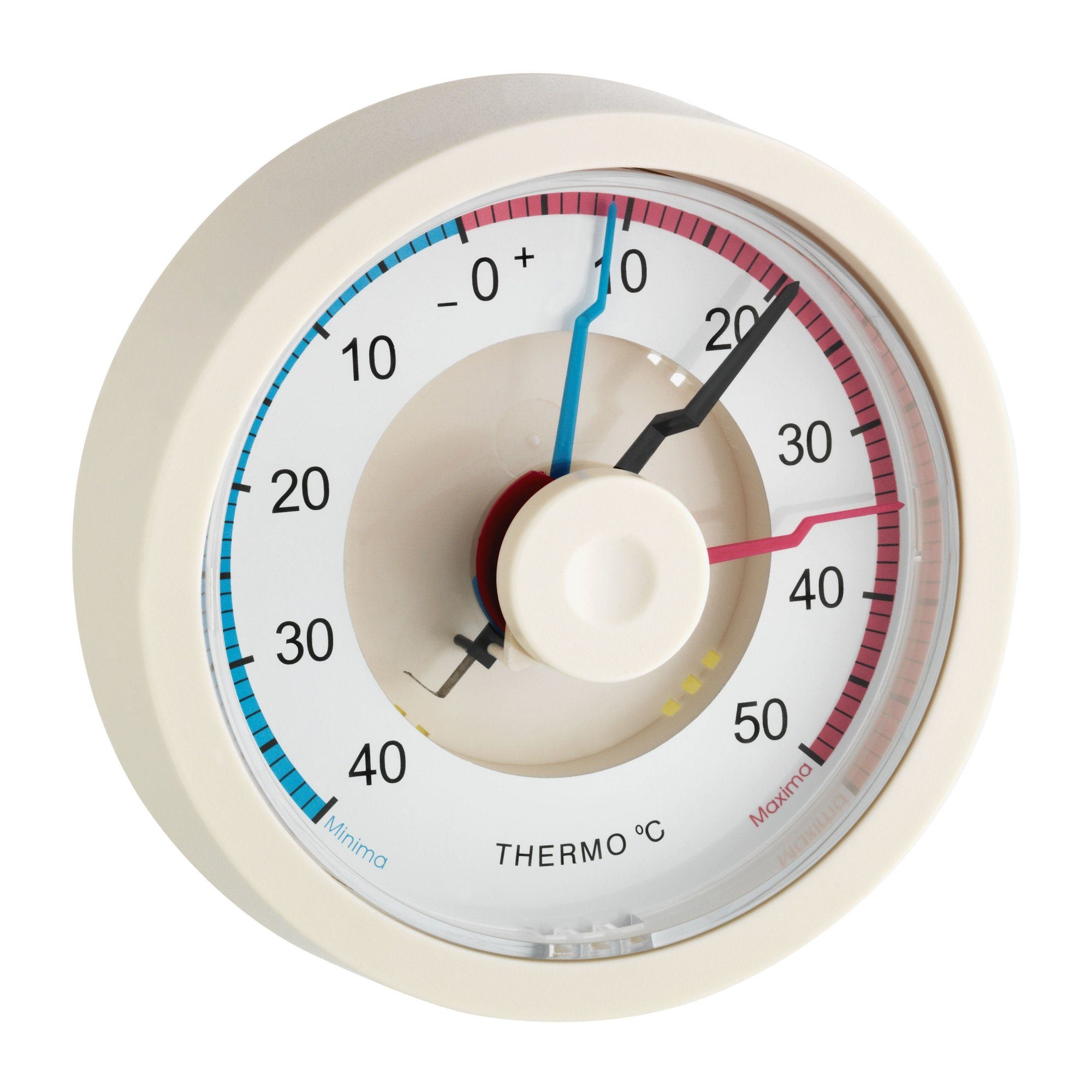 Raumthermometer Analoges Bimetall-Maxima-Minima-Thermometer TFA 10.4001