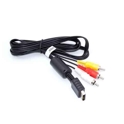 vhbw Kabel passend für Sony Playstation 1, 3, 2 Spielekonsole Audio- & Video-Kabel, Composite/RCA, Proprietär