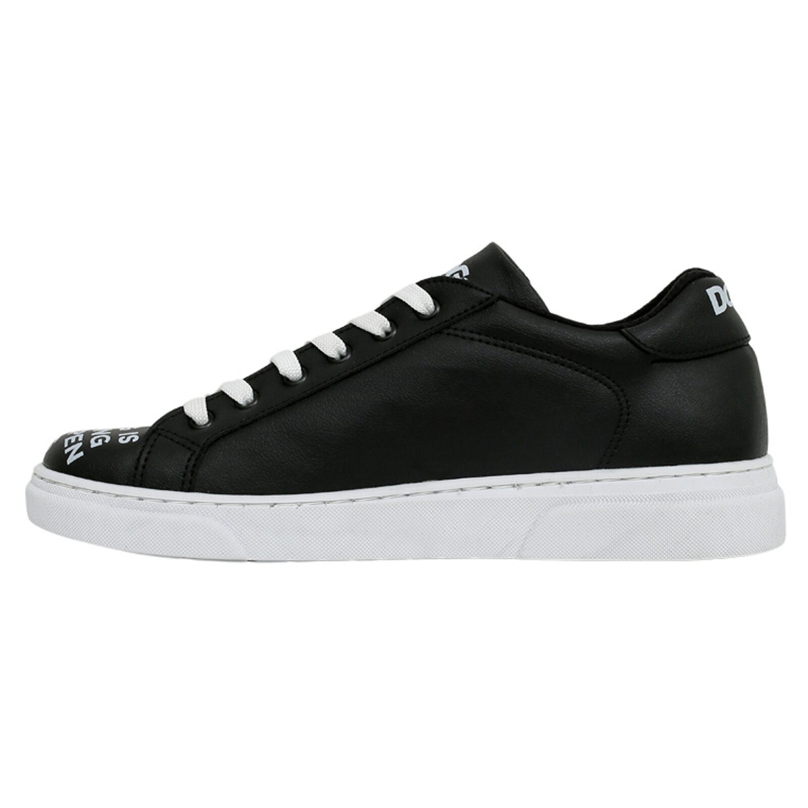 DOGO Ace Low-Top Sneaker The Wise Owl Black Damen Sneaker Sneaker Handgefertigt