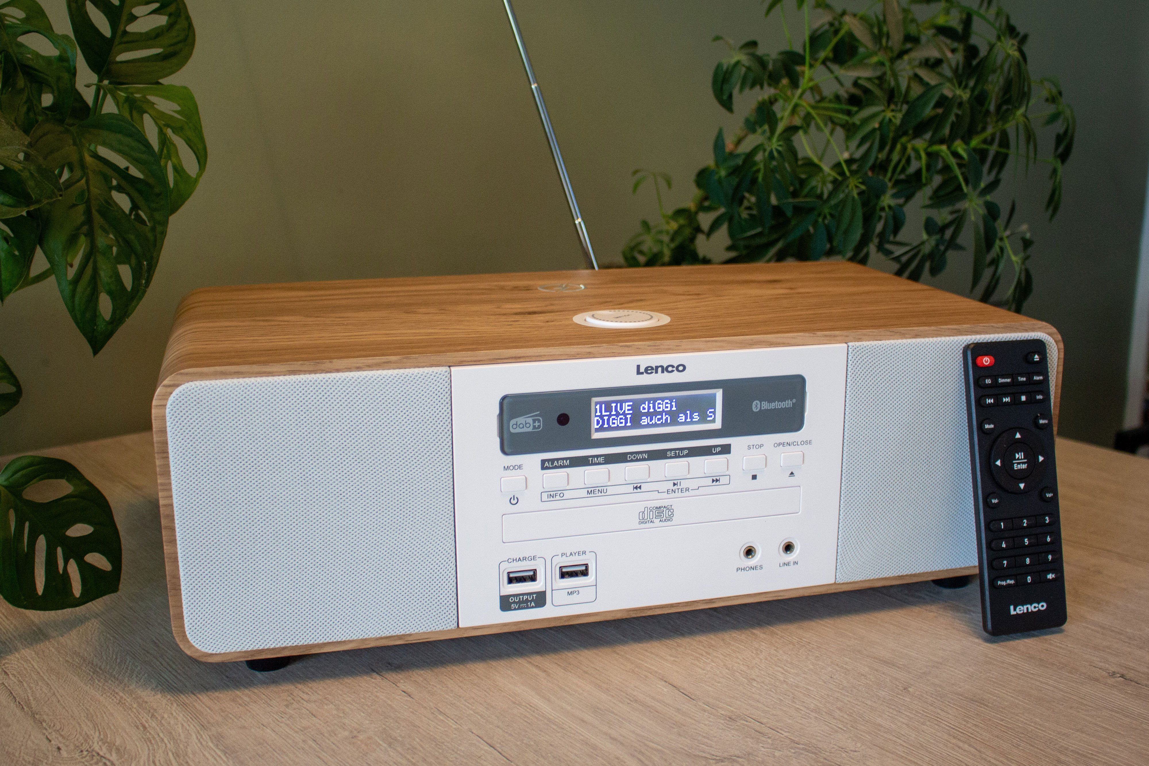 Lenco DAR-251WDWH UKW-Radio (DAB+,FM, 20 W)