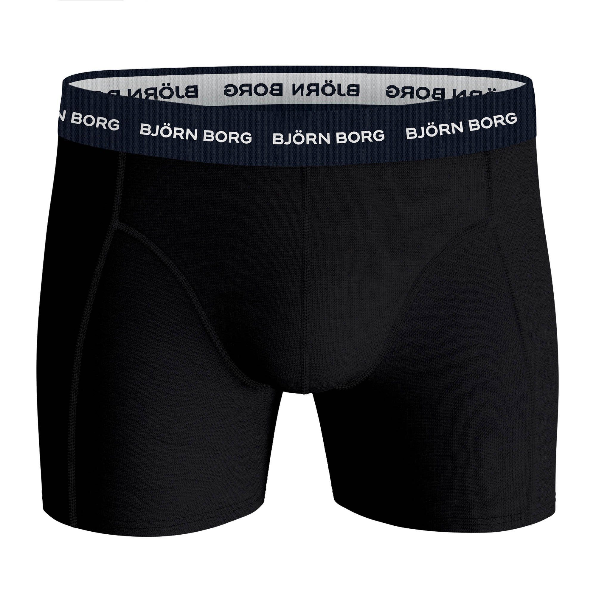 Björn Borg Boxer Herren Boxershort 3er Pack Baumwollmischung (Packung, 3er Pack)