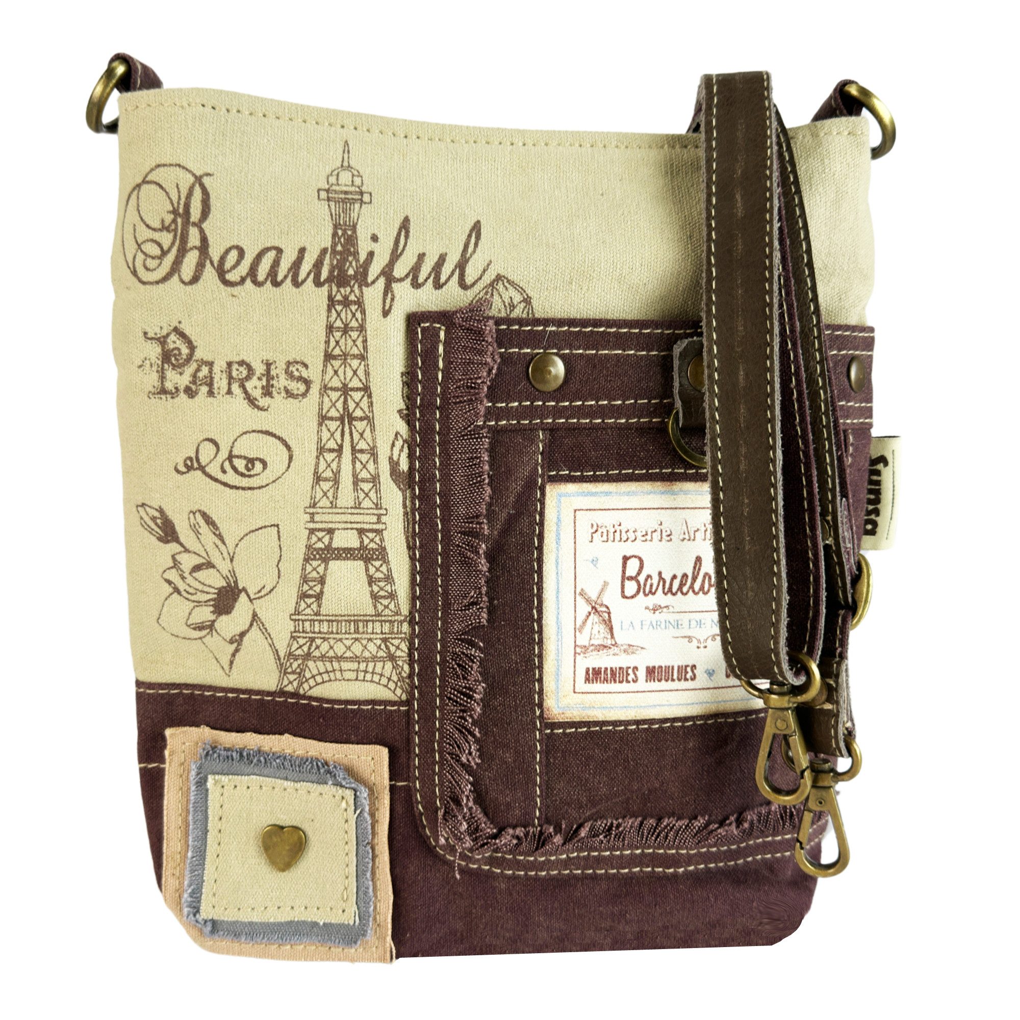 Sunsa Umhängetasche Sunsa Vintage Umhängetasche. Crossover günstig online kaufen