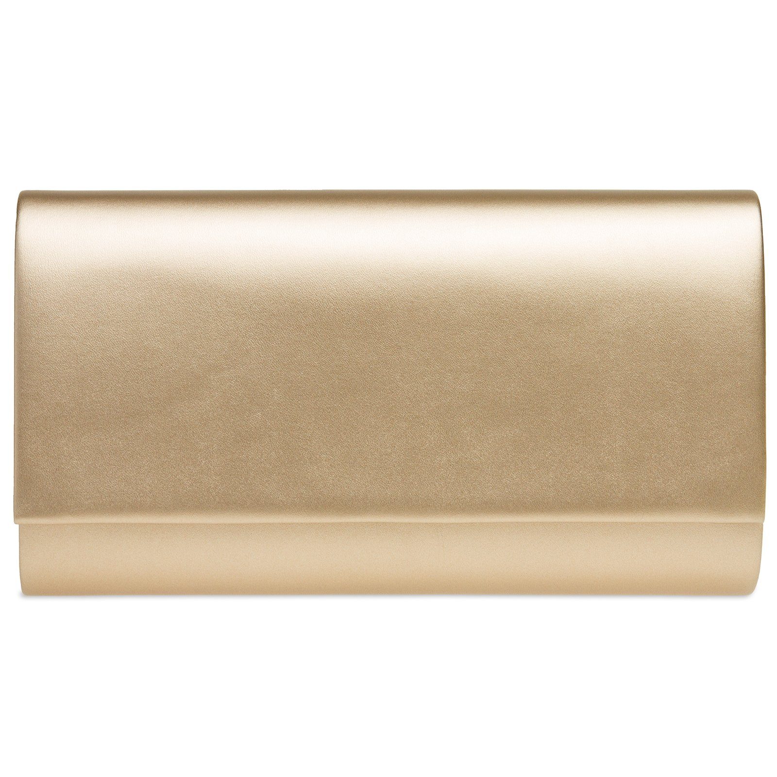 Caspar Clutch TA412 große Damen Metallic günstig online kaufen