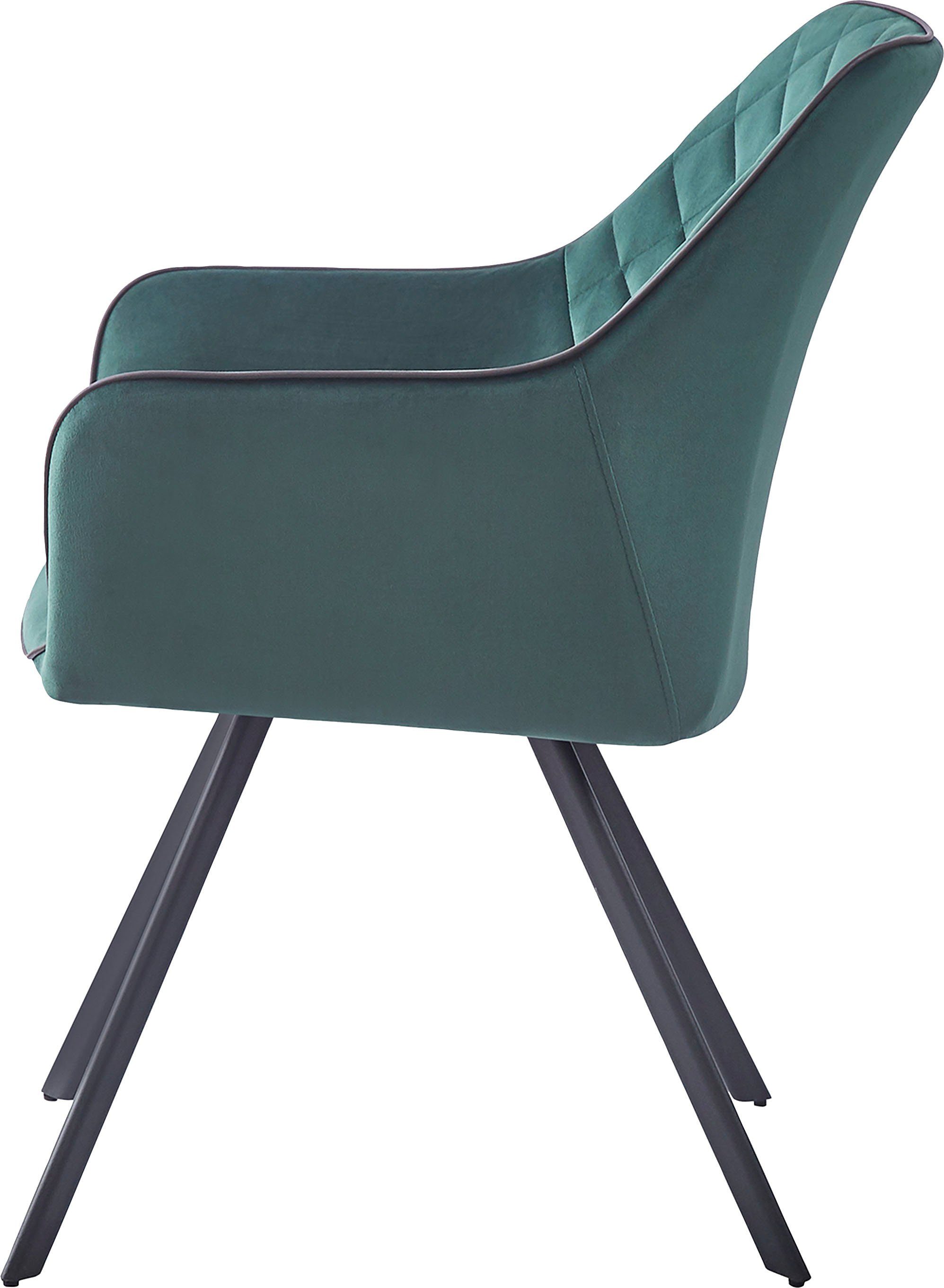 Grün aus 125 Stuhl Polsterstuhl (1 St), Kayoom Amber Samt Grün |