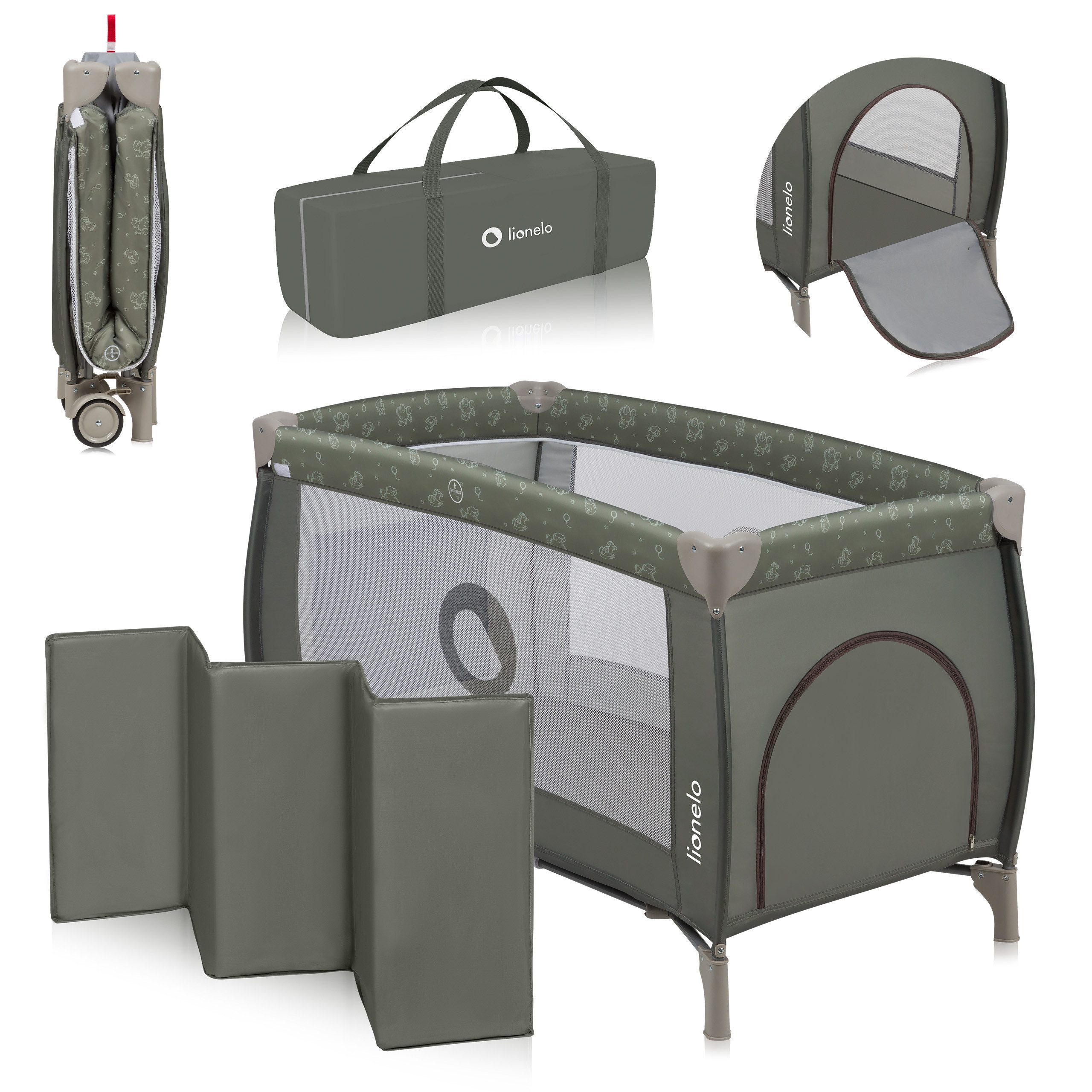 lionelo Baby-Reisebett LO-SVEN PLUS, ab Geburt günstig online kaufen