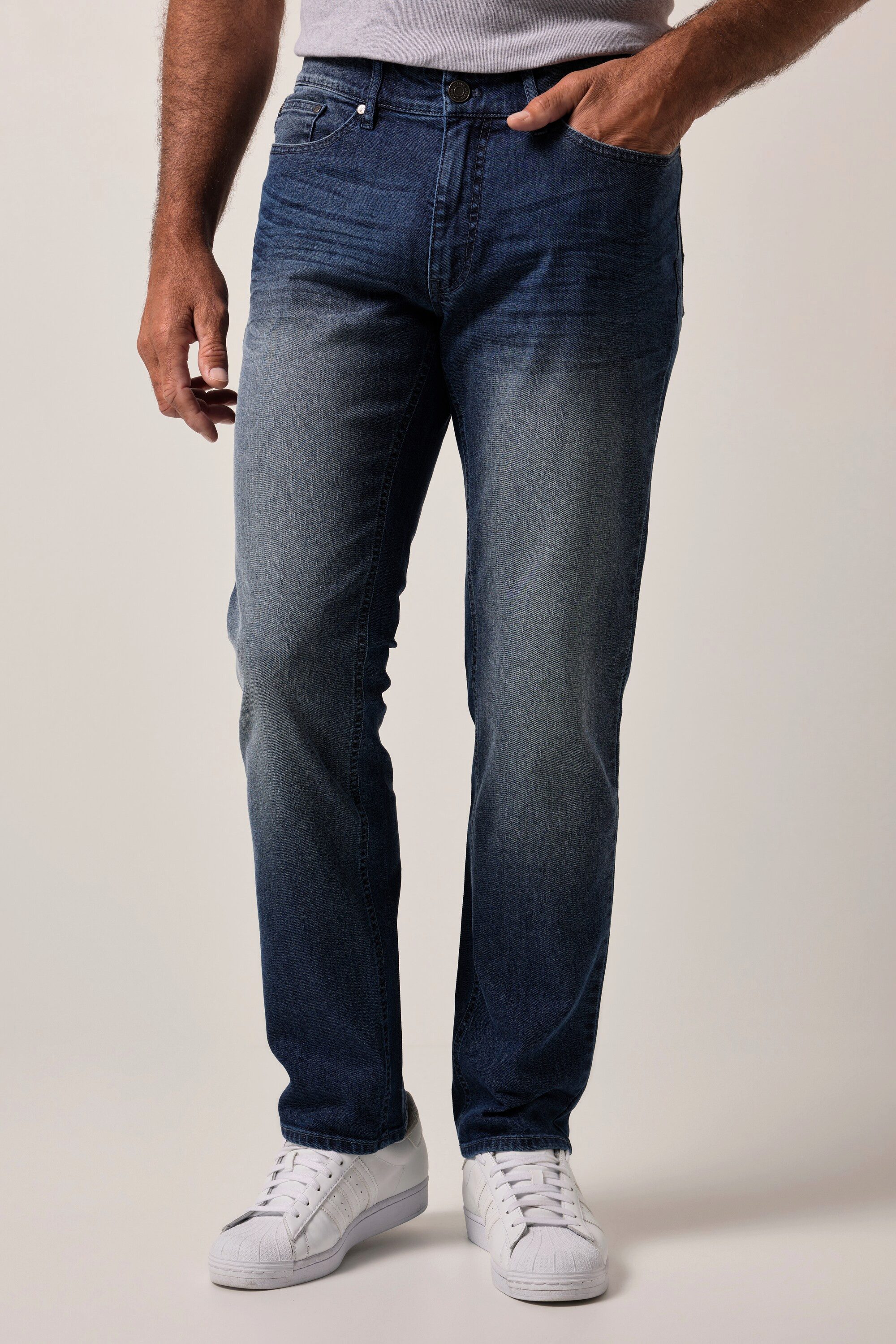 JP1880 5-Pocket-Jeans Jeans Denim FLEXNAMIC® Bauchfit Vintage Look