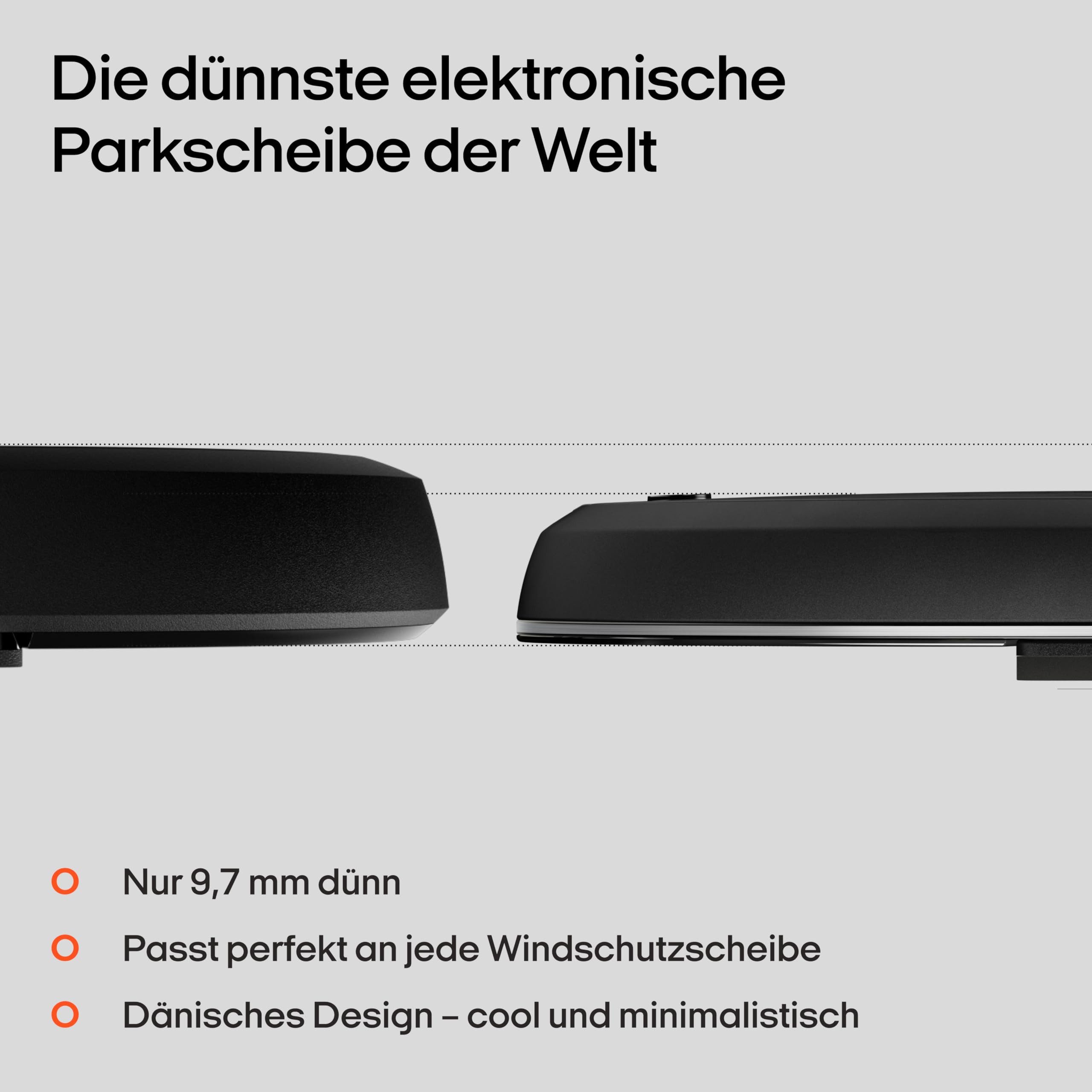 OOONO OOONO P-DISC NO3 – Digitale Solar Parkuhr Parkscheibe - TÜV Verkehrsalarm – Bild 5 von 5