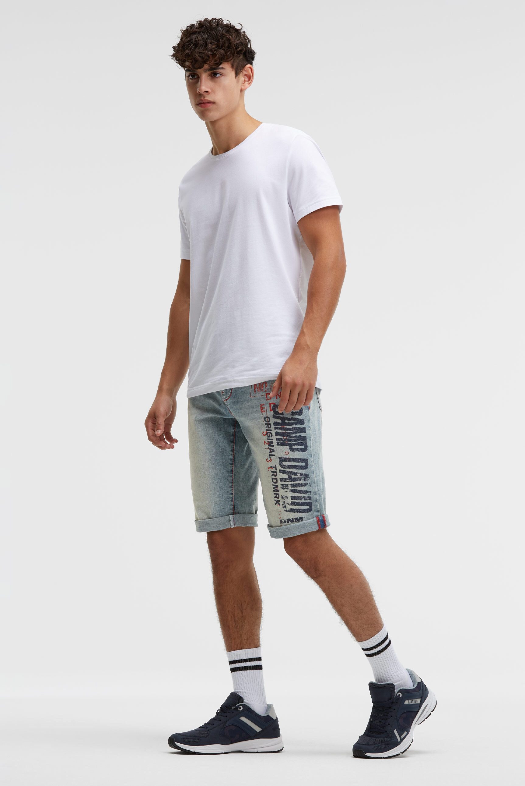 CAMP DAVID Jeansshorts mit normaler Leibhöhe