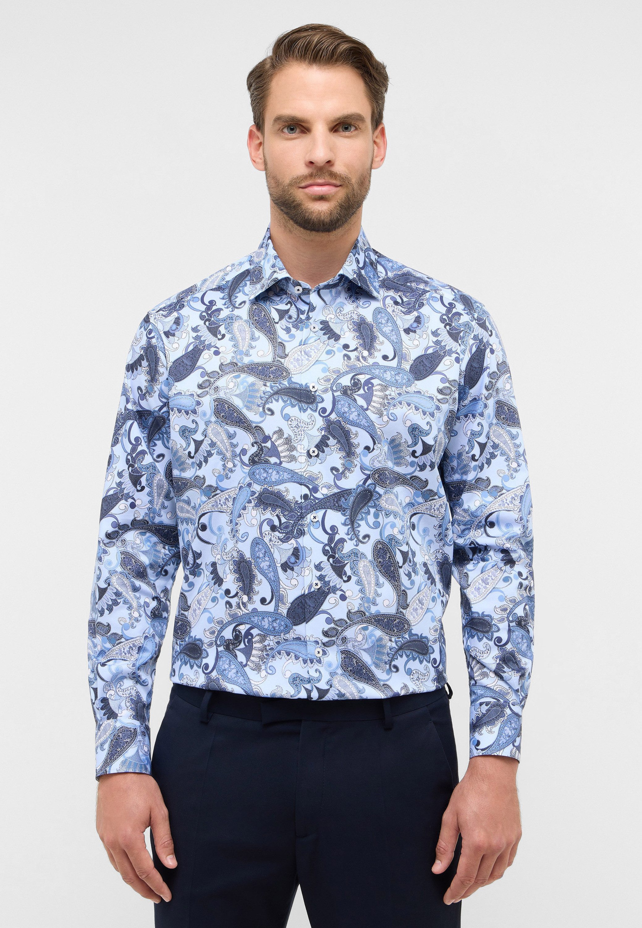 Eterna Langarmhemd COMFORT FIT NON IRON (bügelfrei) günstig online kaufen