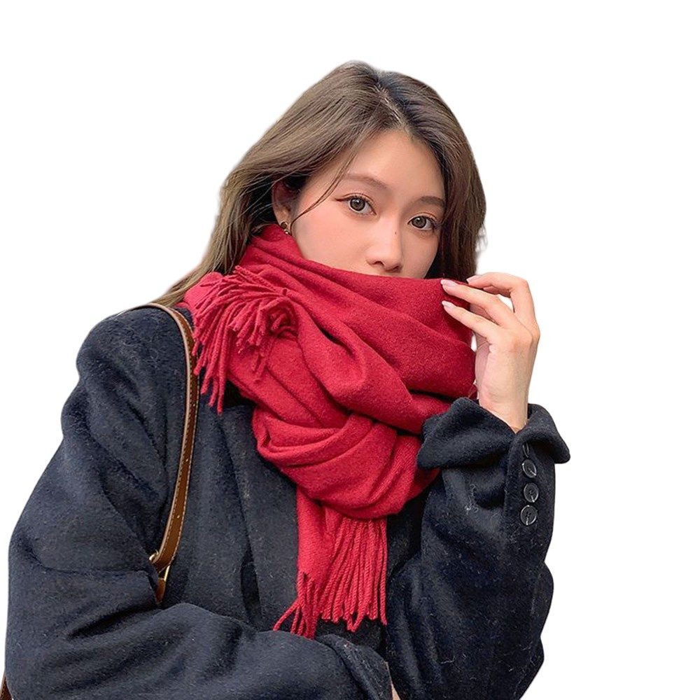 Coonoor Modeschal Winter Warme Schal,Oversized Fransen günstig online kaufen
