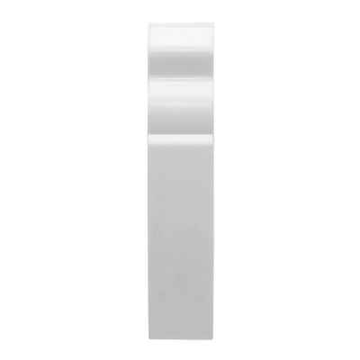 Bodenglück Sockelleisten-Zwischenstücke für Hamburger Sockelleiste, 2 Stück, 80mm, Selbstklebend, Einfache und schnelle Montage, Weiß