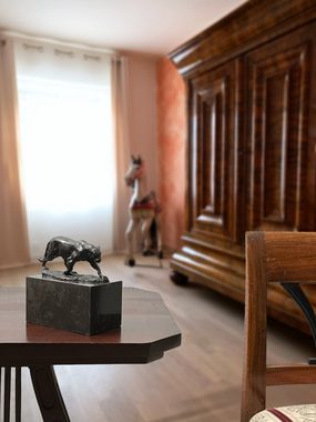 Aubaho Skulptur Bronzefigur Panther Leopard Puma Replik Kopie nach Louis-Albert Carvin