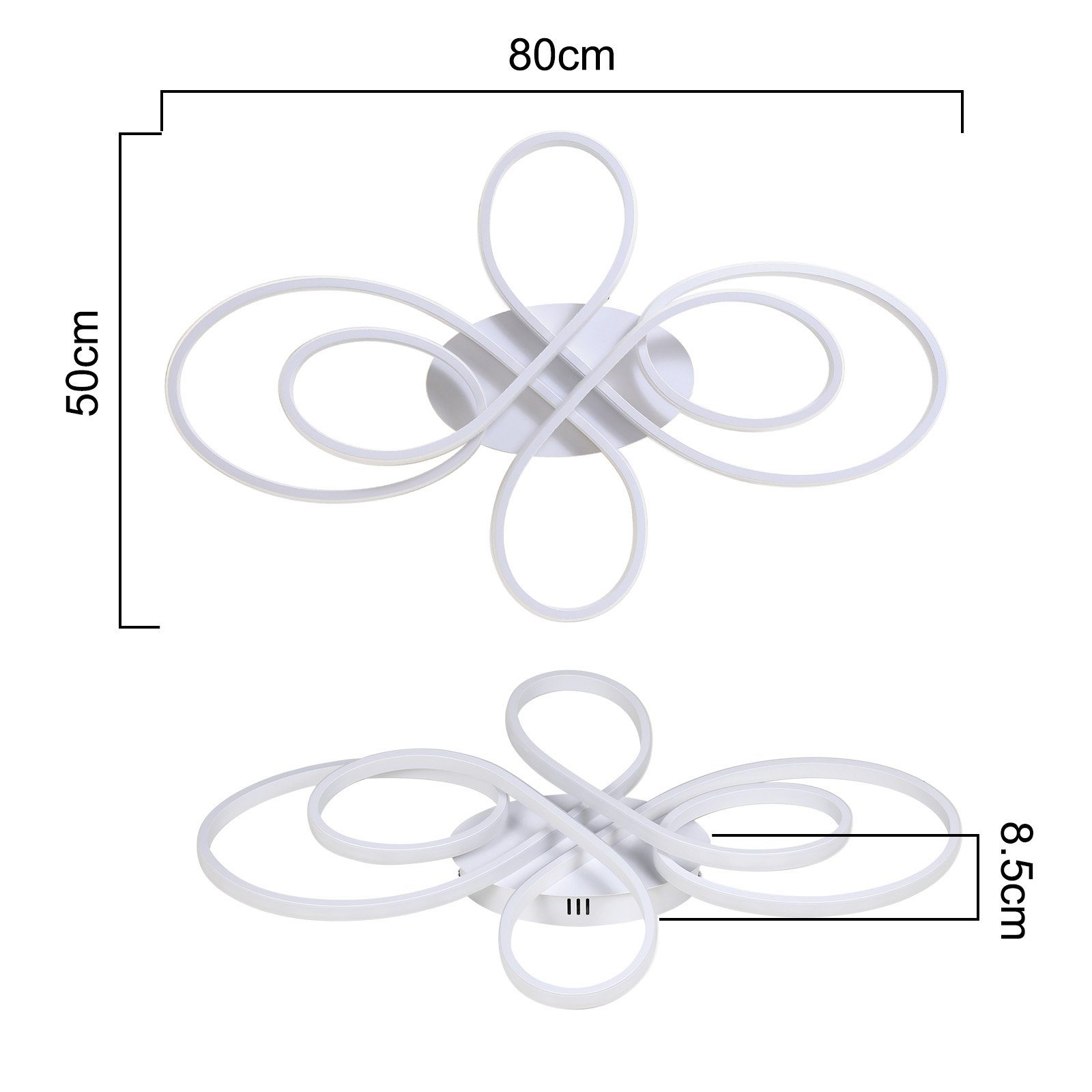 ZMH LED Deckenleuchte Dimmbar - Wohnzimmerlampe günstig online kaufen