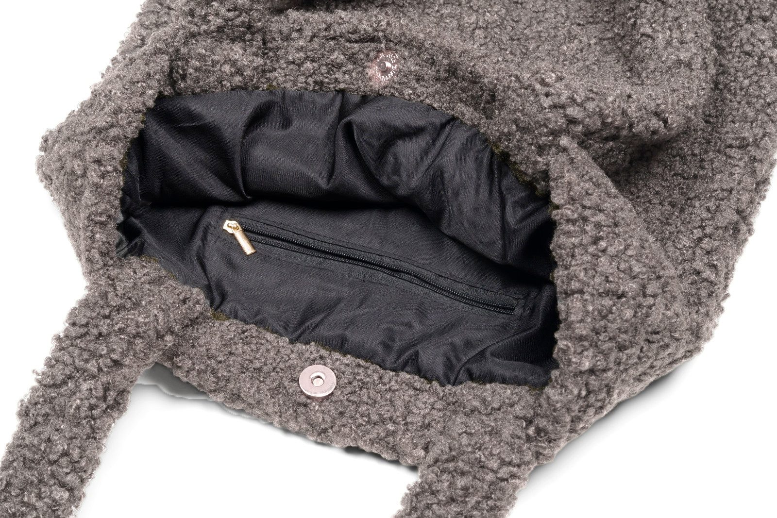 styleBREAKER Schultertasche Teddyfell Beuteltasche (1-tlg) günstig online kaufen