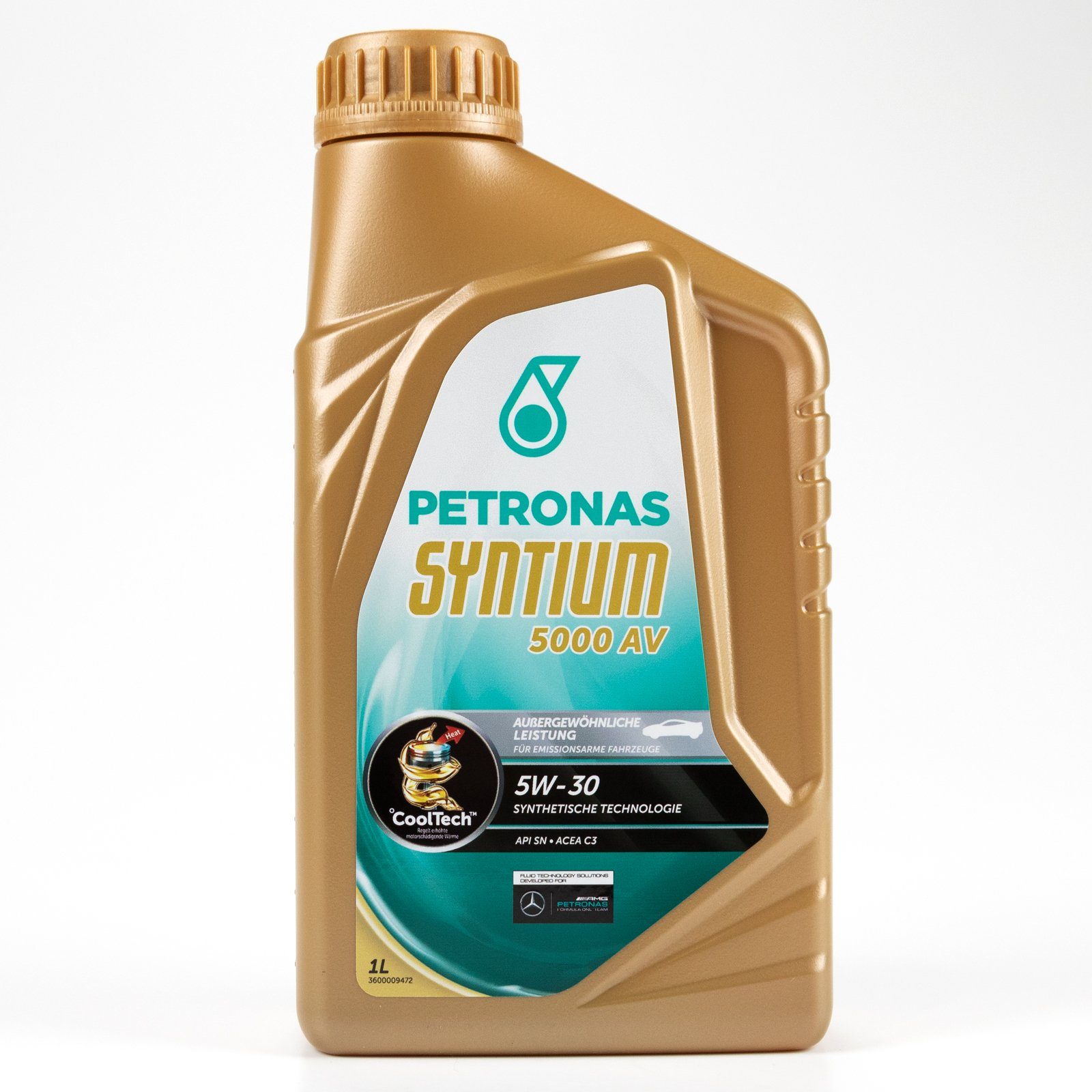 Petronas Motoröl Petronas Syntium 5000 AV Öl 5W30 1L 1 Liter, (1-tlg), ''Fuel Economy''-Eigenschaften