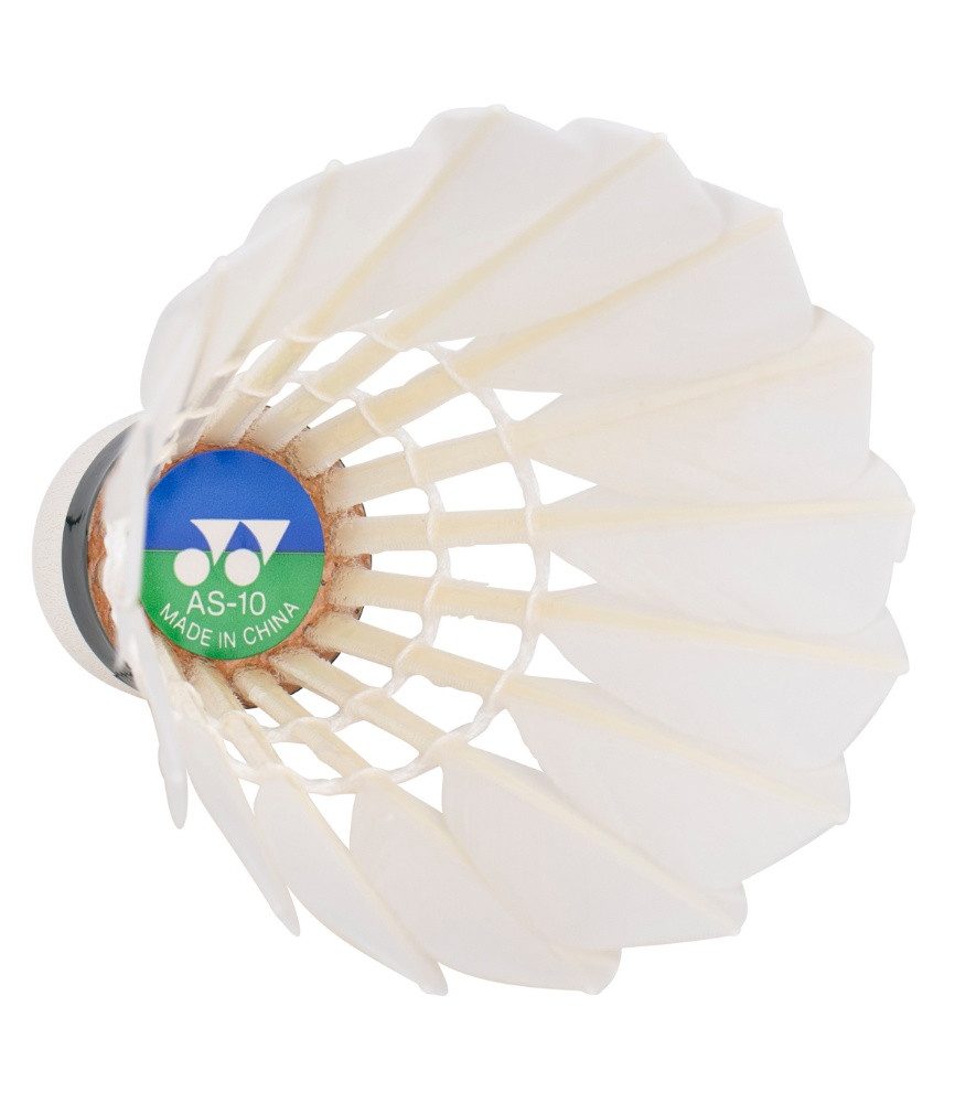 Yonex Badmintonball Aerosensa 10 Naturfeder weiss Dose 12er, Geschwindigkeit: 3