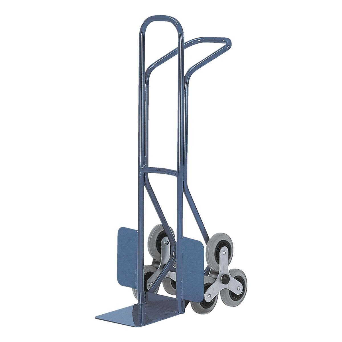 ROLLCART Treppensackkarre, Sackkarre, Traglast 150 kg, Vollgummibereifung, 2x Rad-Sterne
