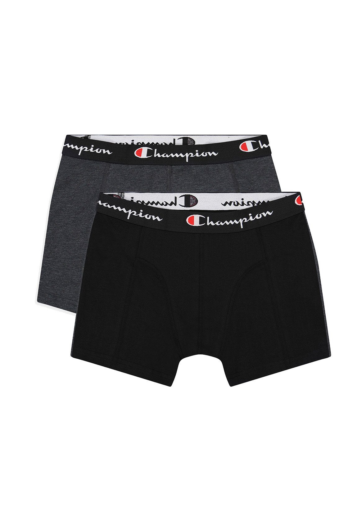Champion Boxershorts Champion Herren Boxershorts 2-Pack U20004 KK002 Schwarz Dunkelgrau