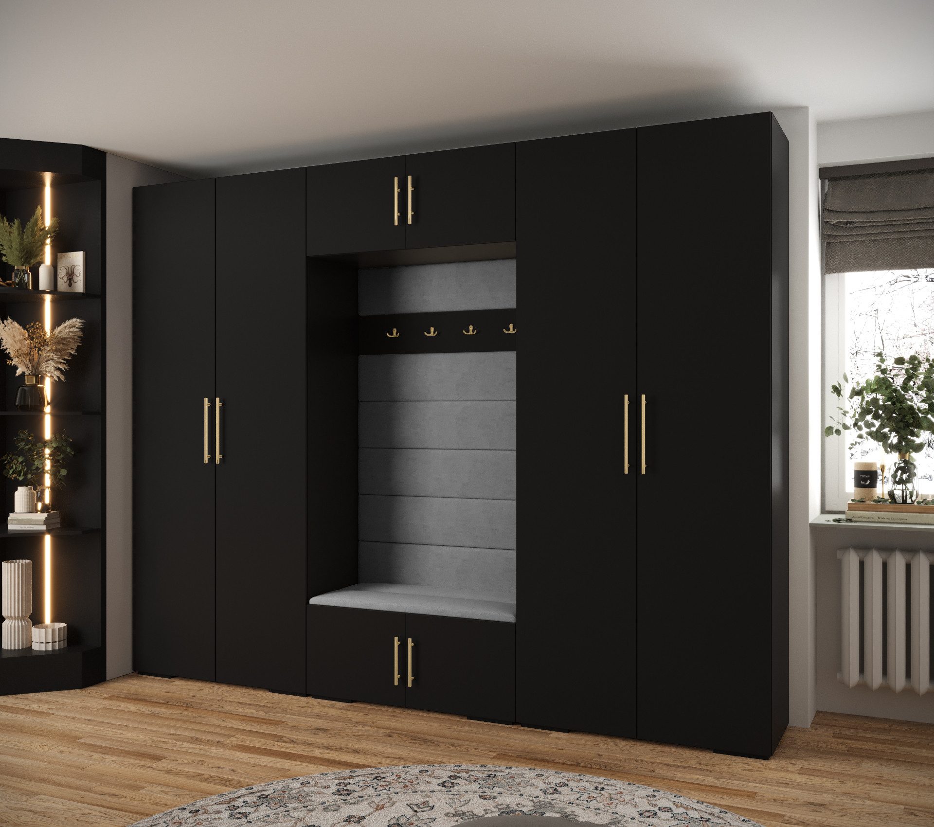 ABIKS MÖBEL Kompaktgarderobe INOVA 3 SATZ günstig online kaufen