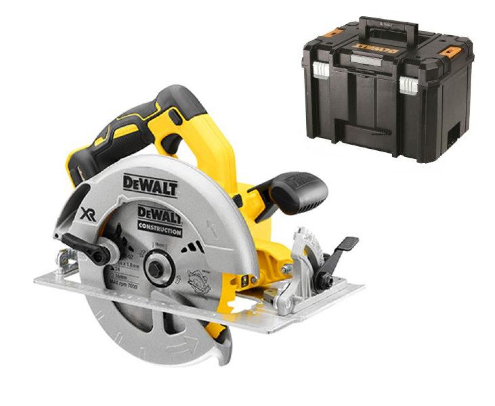 DeWalt Akku-Handkreissäge DEWALT Akku-Kreissäge 18V 184mm DCS570NT BL TSTAK