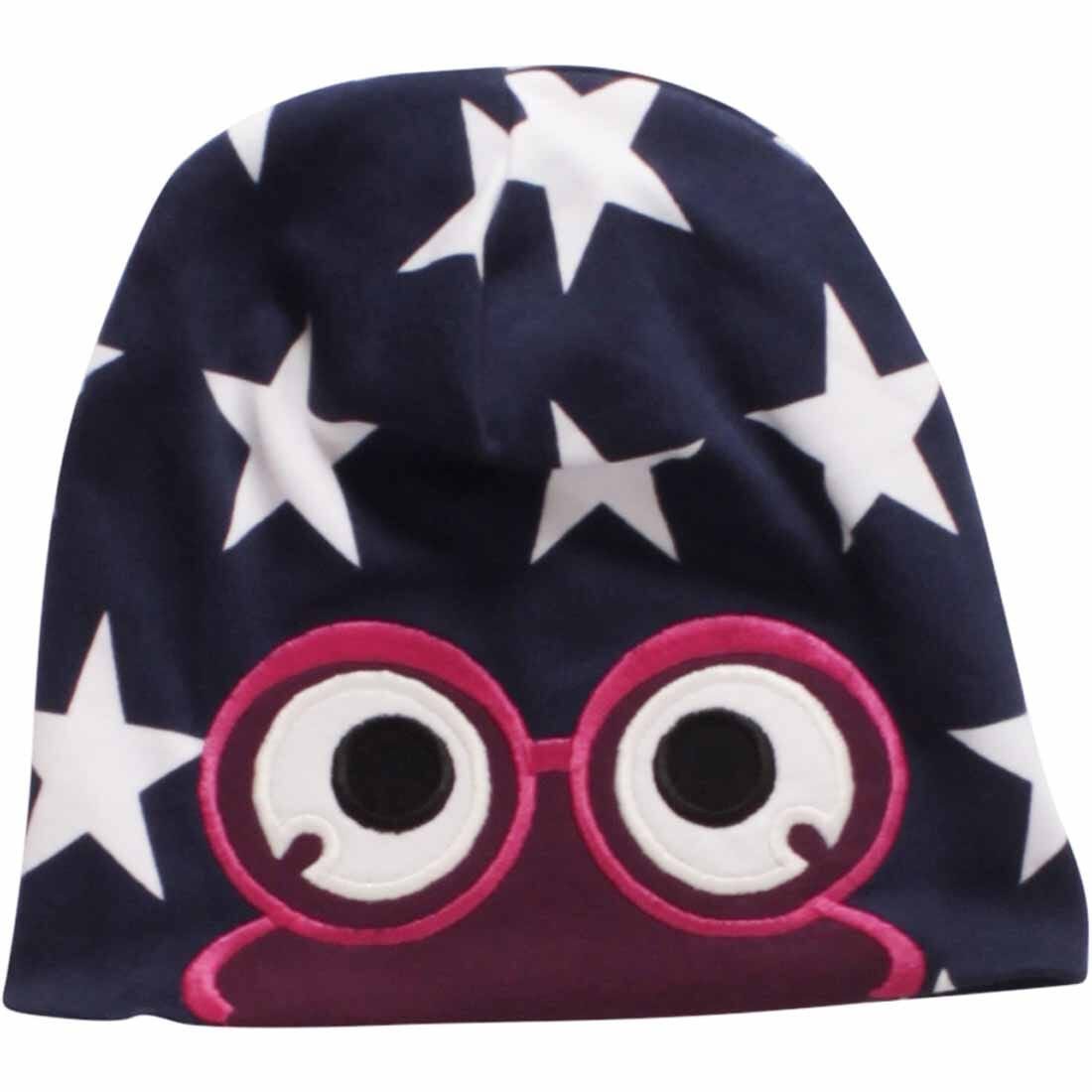 Fred's World by GREEN COTTON Strickmütze Fred’s World blaue Mütze Frosch und Sterne