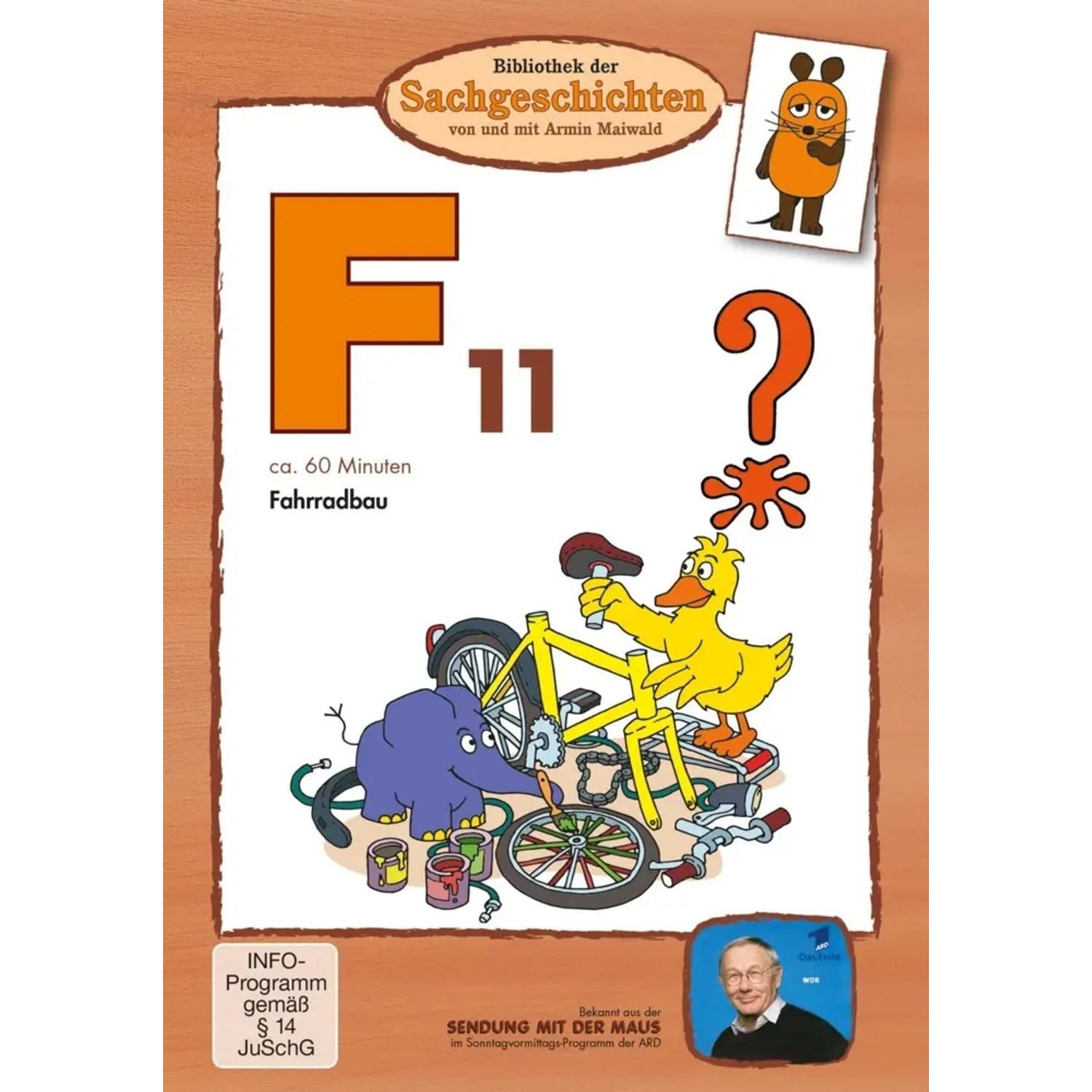 DVD Bibliothek der Sachgeschichten - F11, Fahrradbau, 1 DVD, 1 DVD-Video