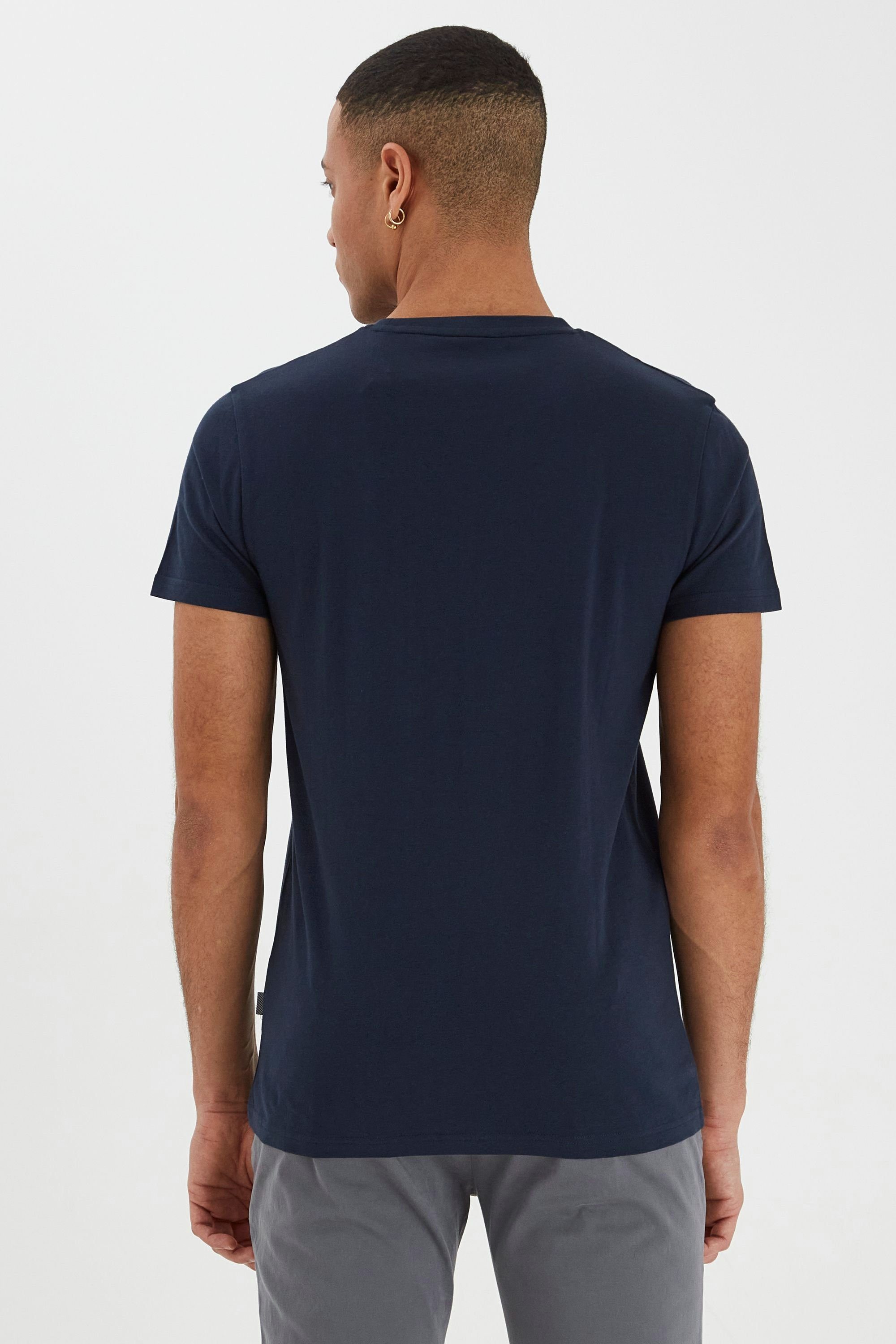 Rundhalsausschnitt (194010) Blue SDConni Insignia T-Shirt !Solid T-Shirt mit