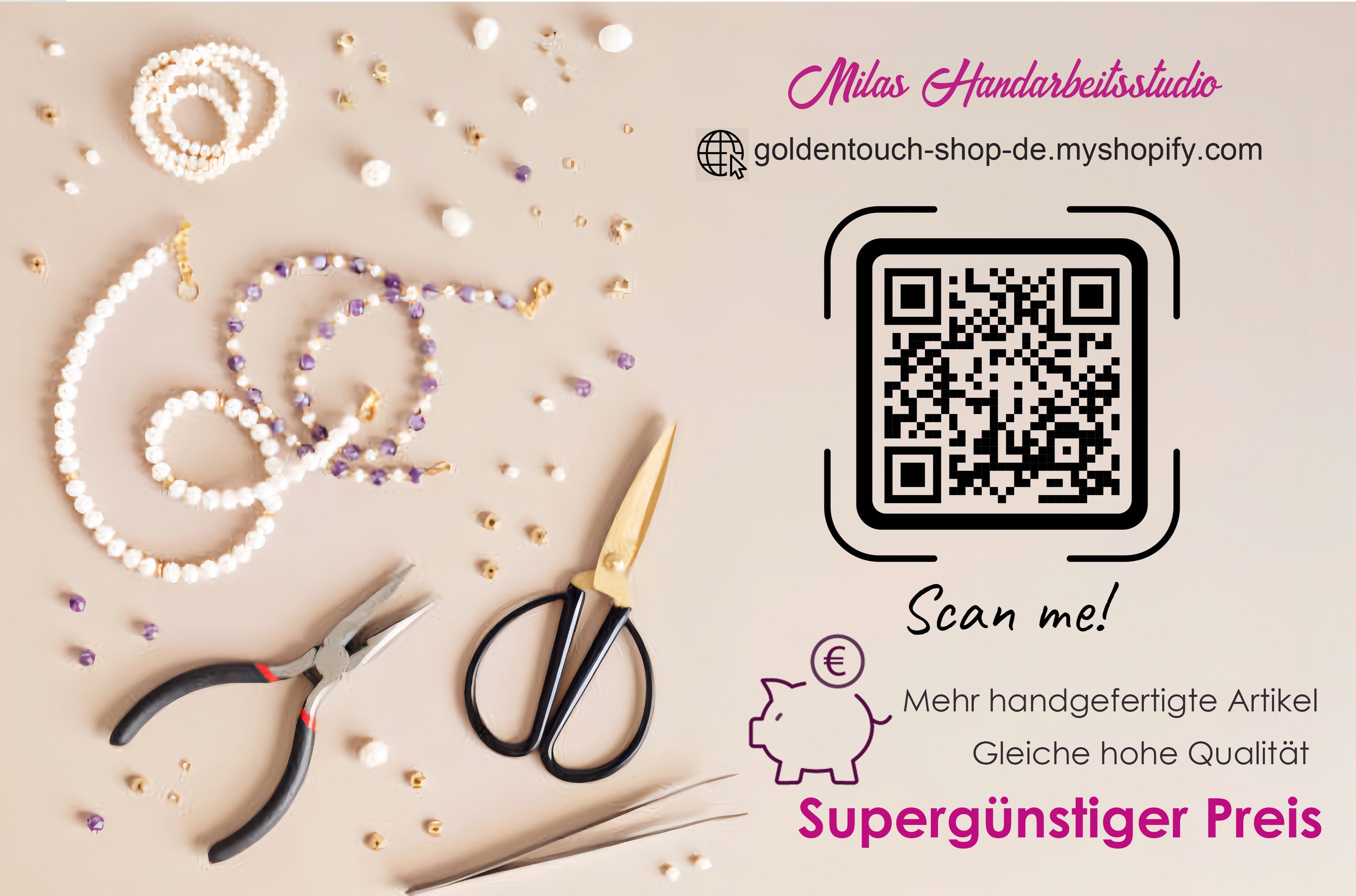 GOLDEN Perlenarmband 14K Gold gefüllt mit Süßwasserperlen Armband, zierliches Goldarmband