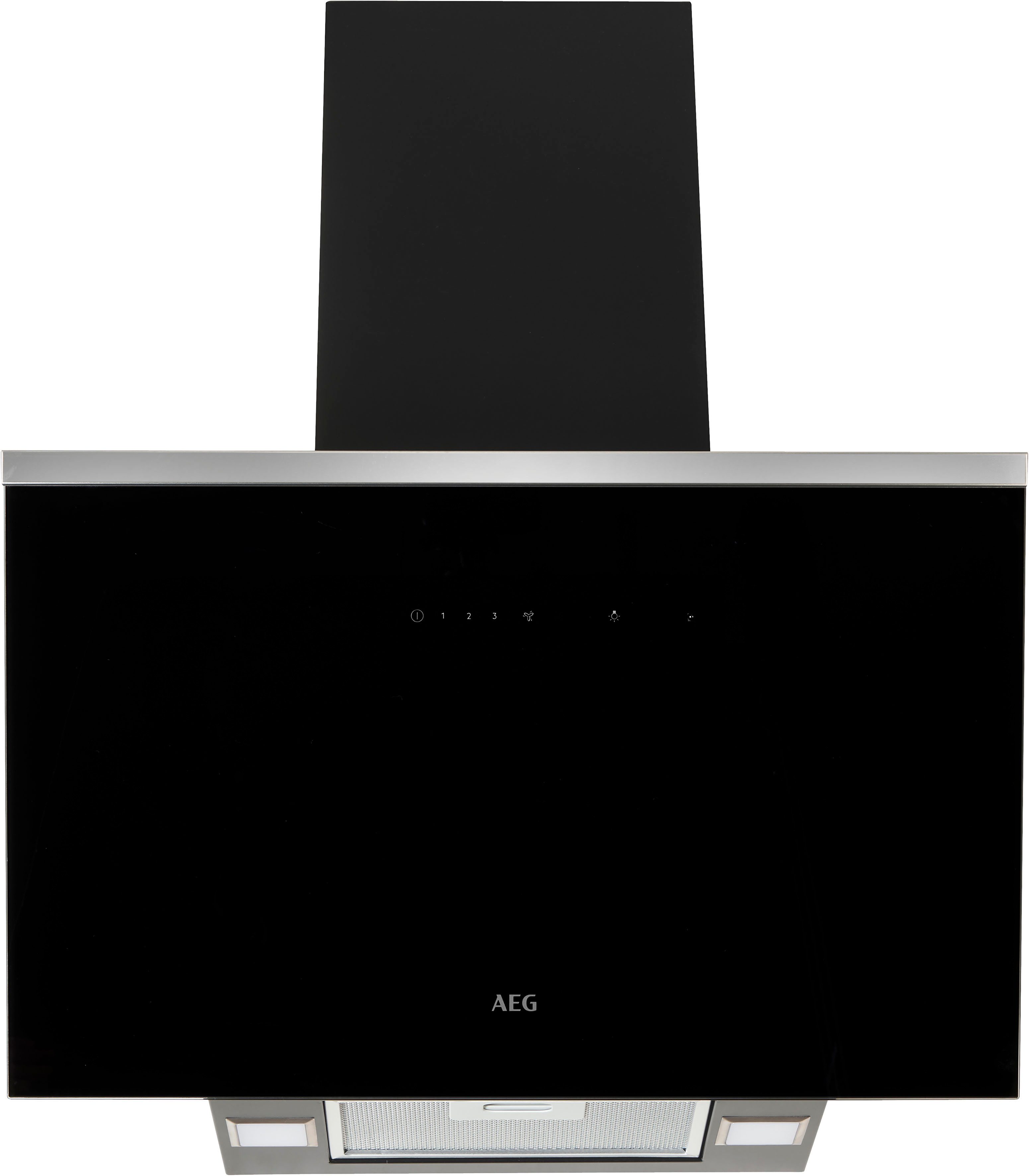 AEG Kopffreihaube DVE5661HB DVE5661HB, Abluft- und Umluftbetrieb, mit LED-Beleuchtung