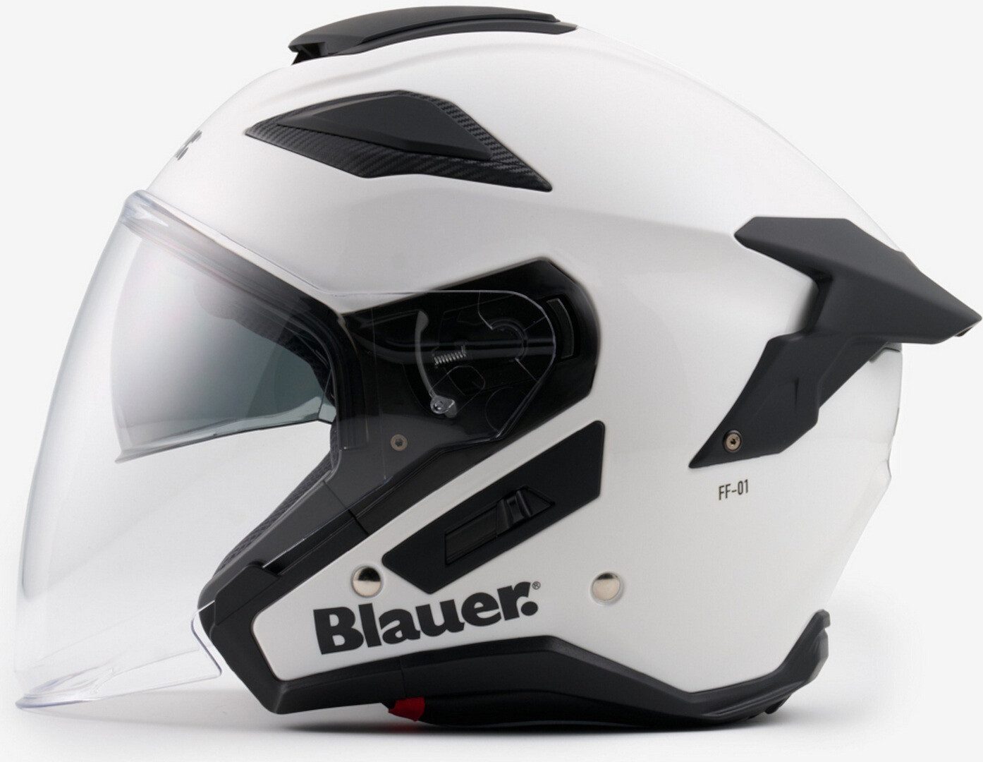 Blauer Motorradhelm JJ-01 Monocolor Jethelm
