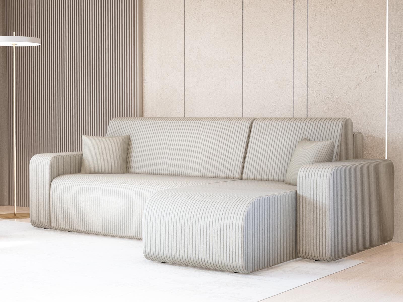 Compleo Ecksofa mit Schlaffunktion und Bettkasten günstig online kaufen