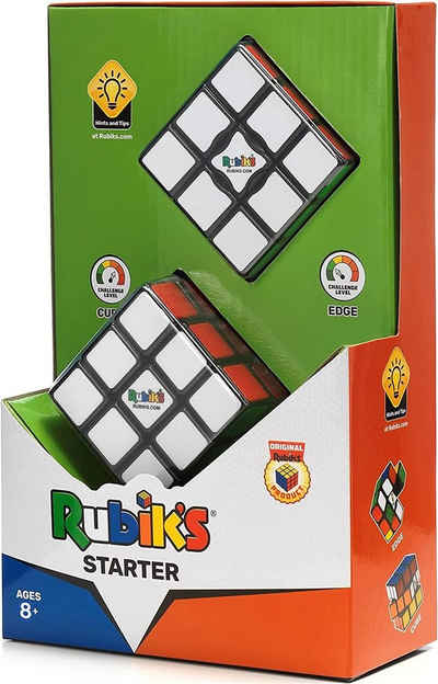 Rubik´s Würfelpuzzle Original Rubik´s STARTER Set Rubiks Cube 3x3 und Edge 3x1, Puzzleteile
