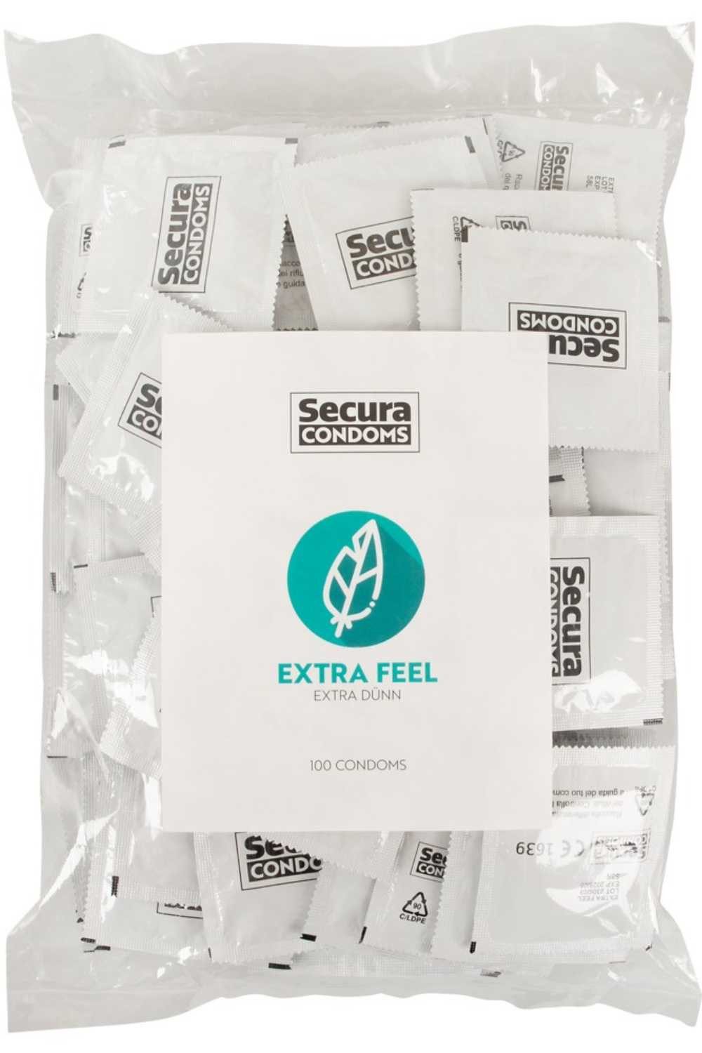 Secura Einhand-Kondome Extra Feel Презервативы 100 Stück