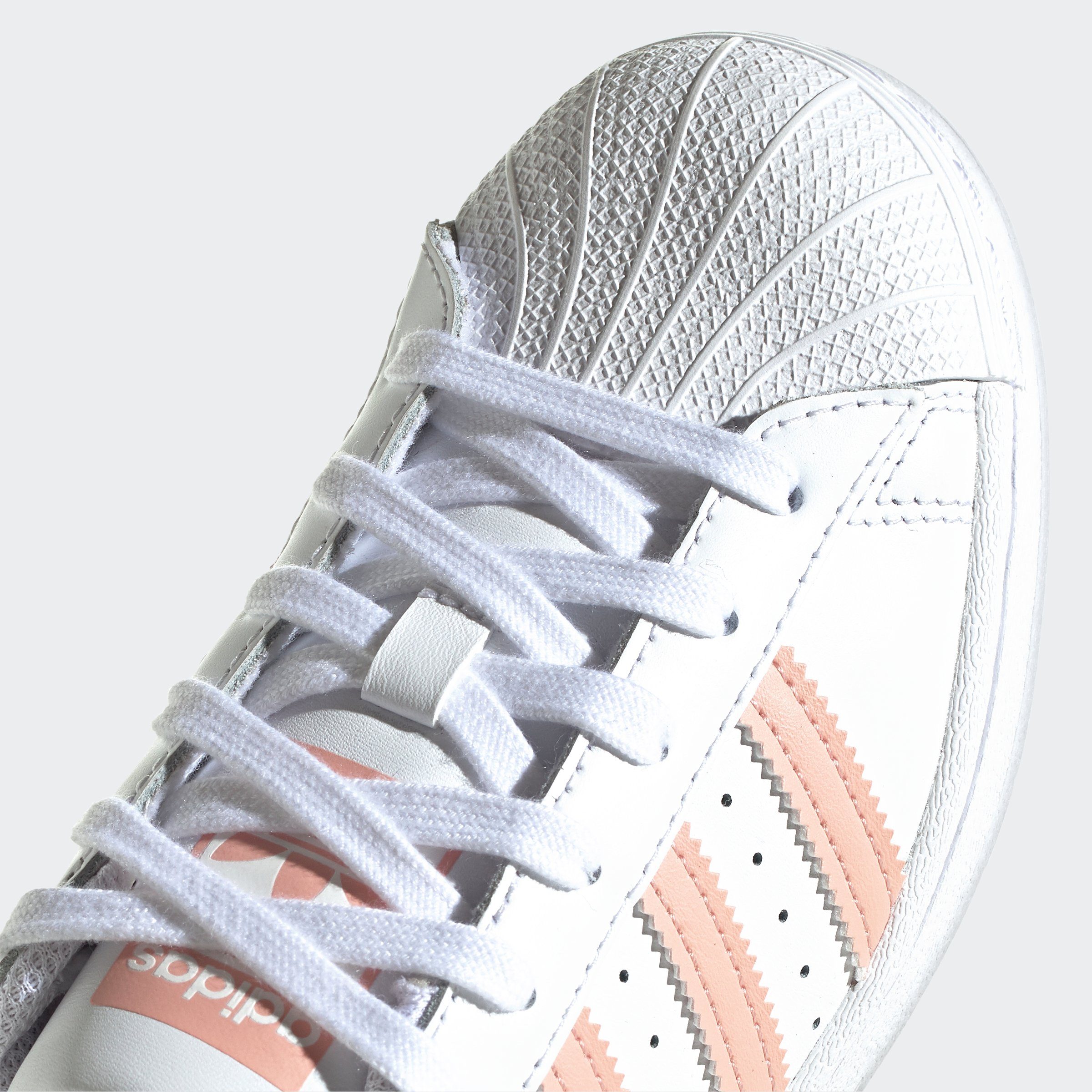 adidas Originals SUPERSTAR Sneaker FTWWHT-HAZCOR-FTWWHT
