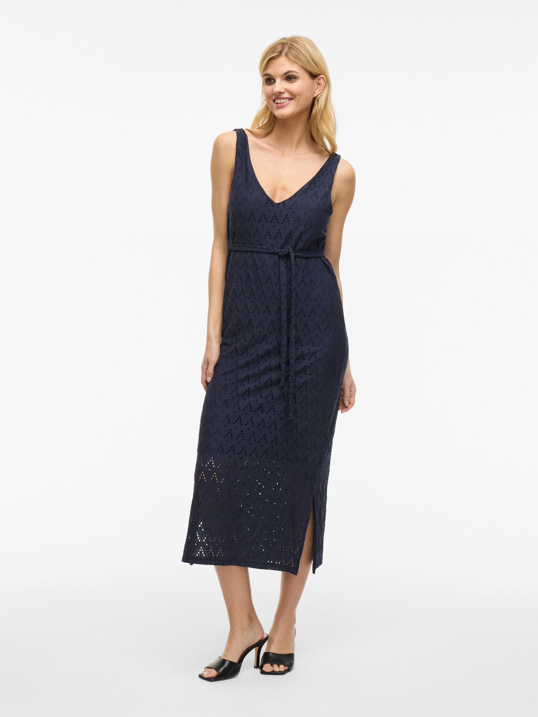 Vila Shirtkleid Elegantes Kleidungsstück mit V-Ausschnitt günstig online kaufen