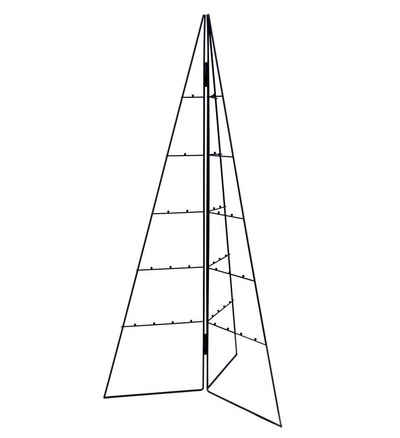 Spetebo Weihnachtskugelständer Metall Tannenbaum - 100 cm - Deko Aufsteller, mit 33 Haken um Weihnachtskugeln oder sonstigen Zierschmuck zu befestigen