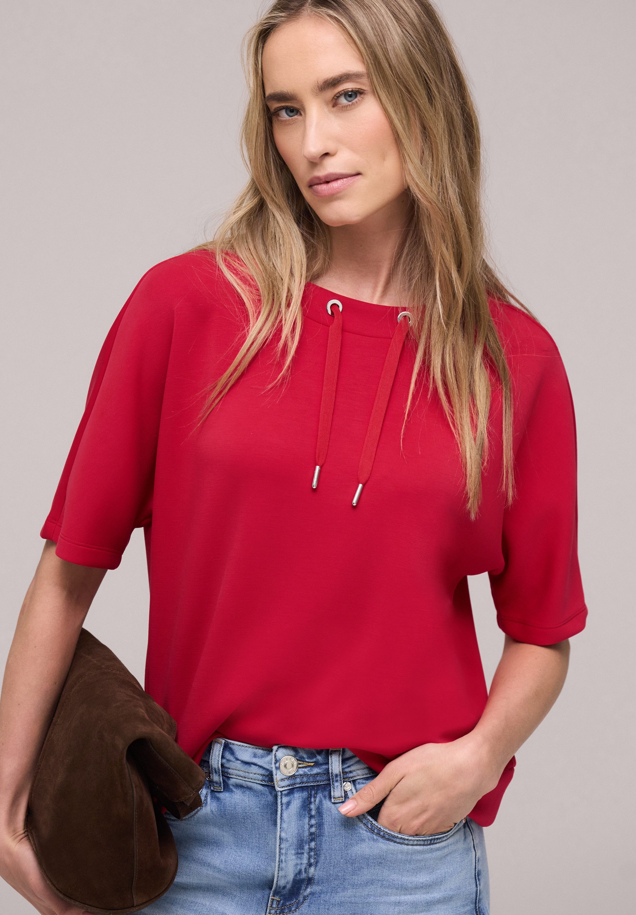STREET ONE T-Shirt im Silk Look günstig online kaufen
