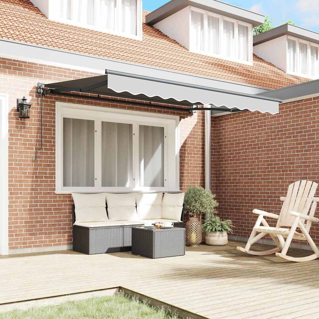 vidaXL Markise Markisenrahmen Anthrazit 3,5 x 2 m Metall (1-St)