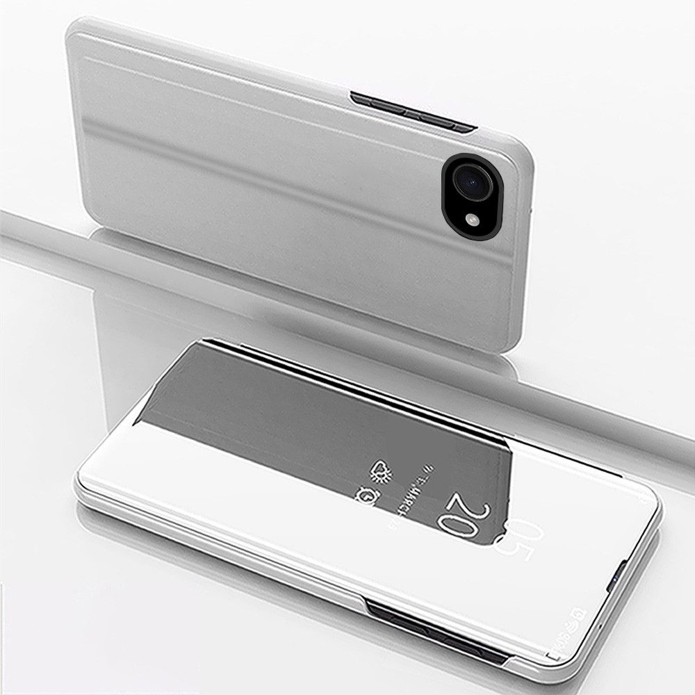 FITSU Handyhülle Handyhülle Spiegel Hülle für Apple iPhone 16e Handytasche Flipcase 6,1 zoll, Schlanke Handytasche Flipcase für Apple iPhone 16e Handyhülle