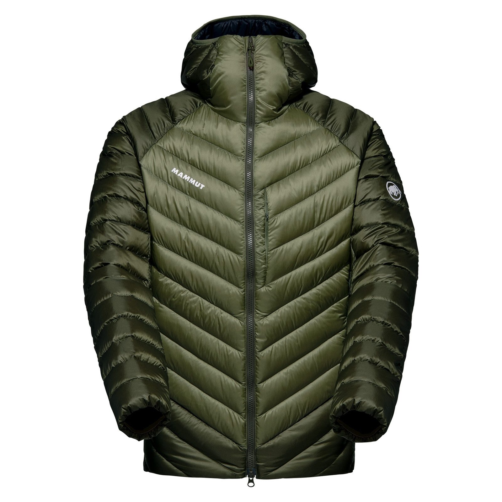 Mammut Daunenjacke Broad Peak IN Hooded Jacket Brusttasche mit Reissverschluss