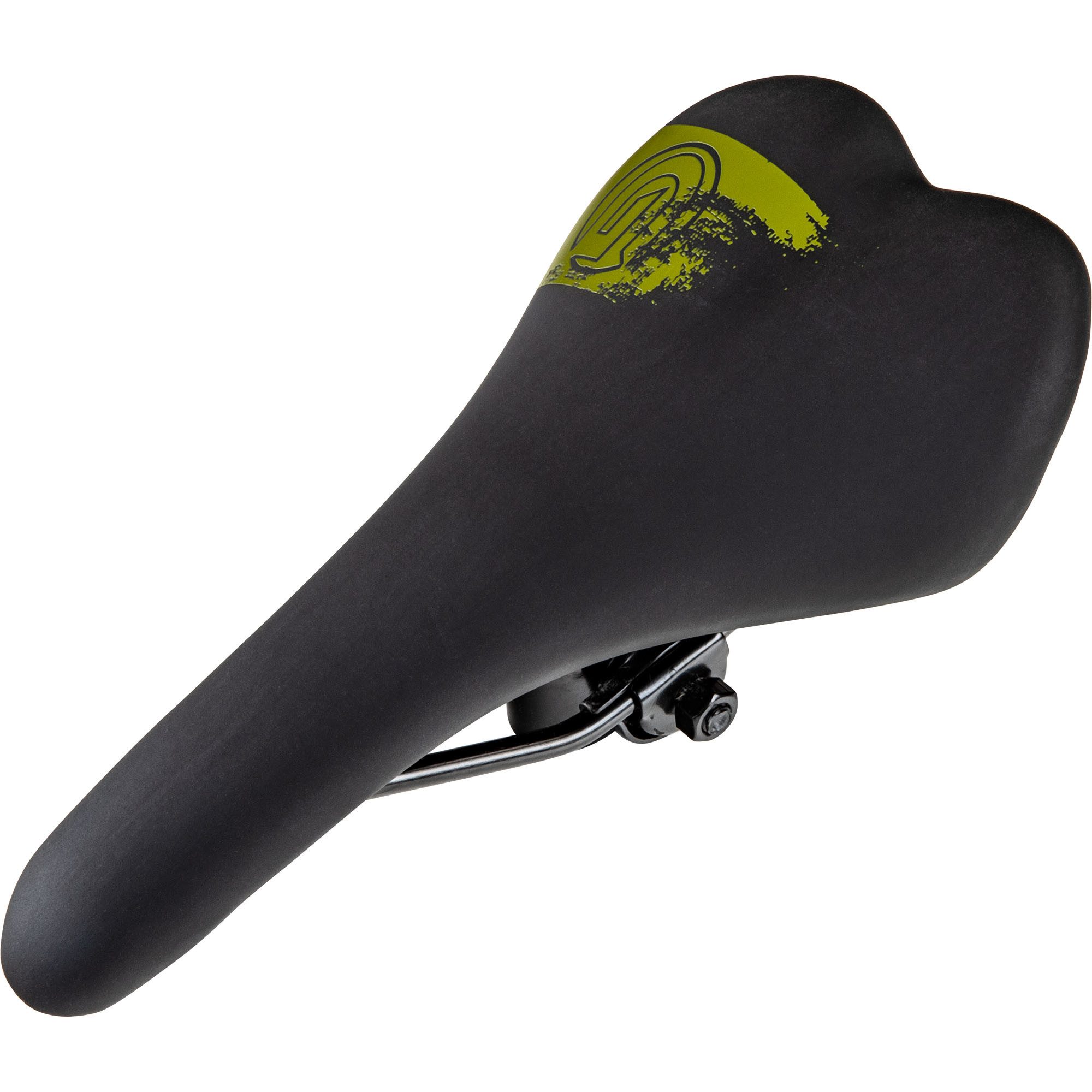 Galano Fahrradsattel Toxic (1-tlg), Fahrradsattel MTB Sattel Fahrrad mit Kloben für Sattelstangen