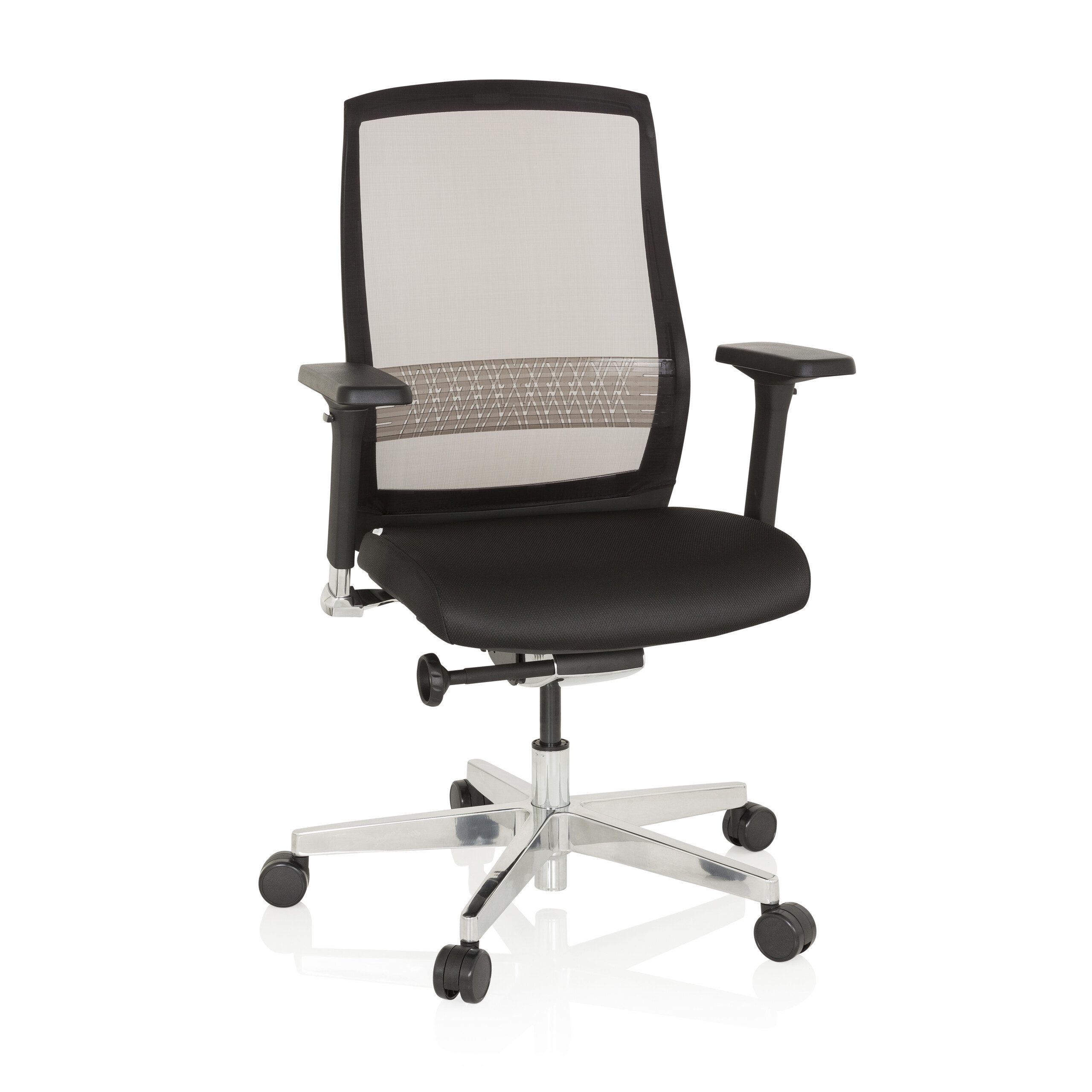 hjh OFFICE Drehstuhl High End Bürostuhl Fountaine Stoff / Netzstoff (1 St), Profi Schreibtischstuhl ergonomisch, Chefsessel höhenverstellbar