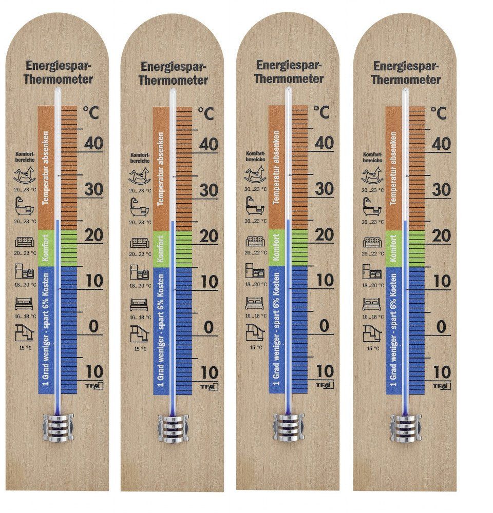 Raumthermometer analoges Energiespar-Thermometer TFA 12.1055 Raumtemperaturkontrolle