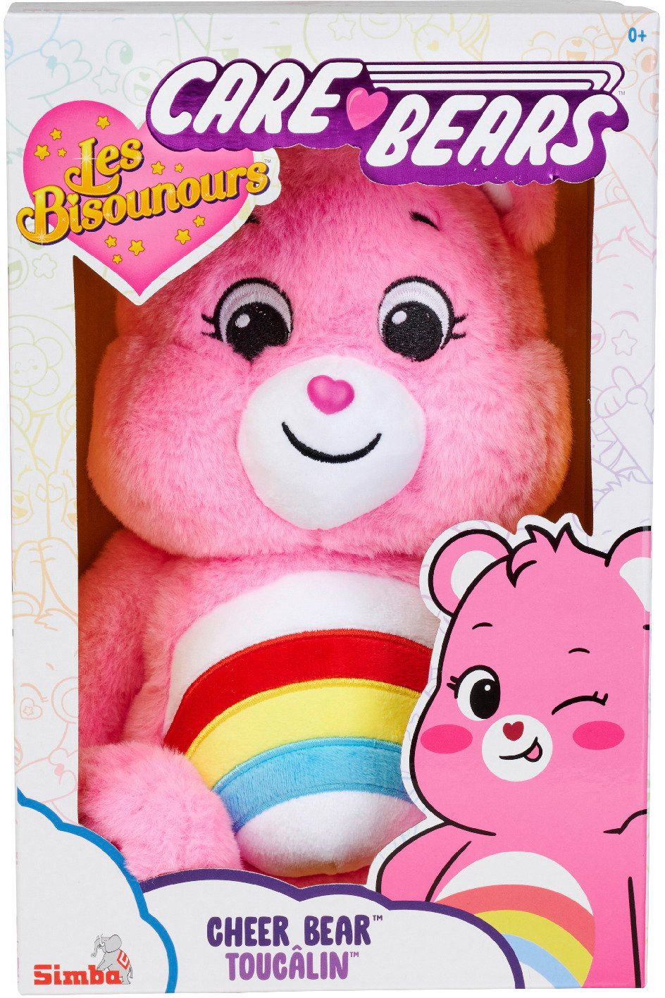 SIMBA Plüschfigur Plüsch Stofftier Glücksbärchi Care Bears Hurrabärchi 35cm günstig online kaufen